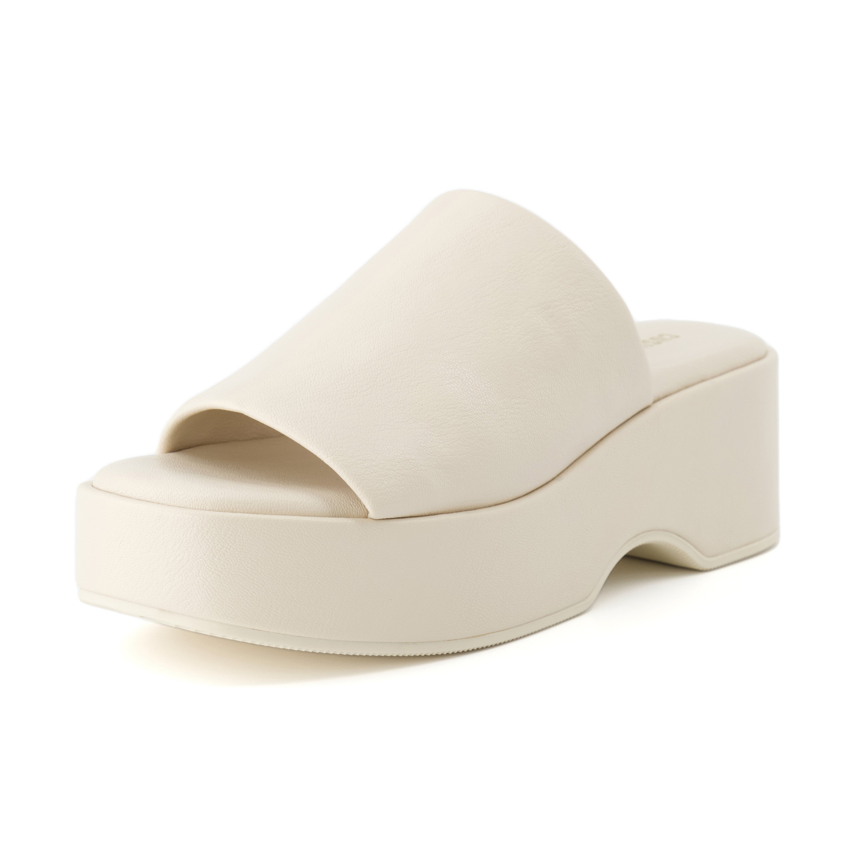Spin One-Band Platform Sandal Bone