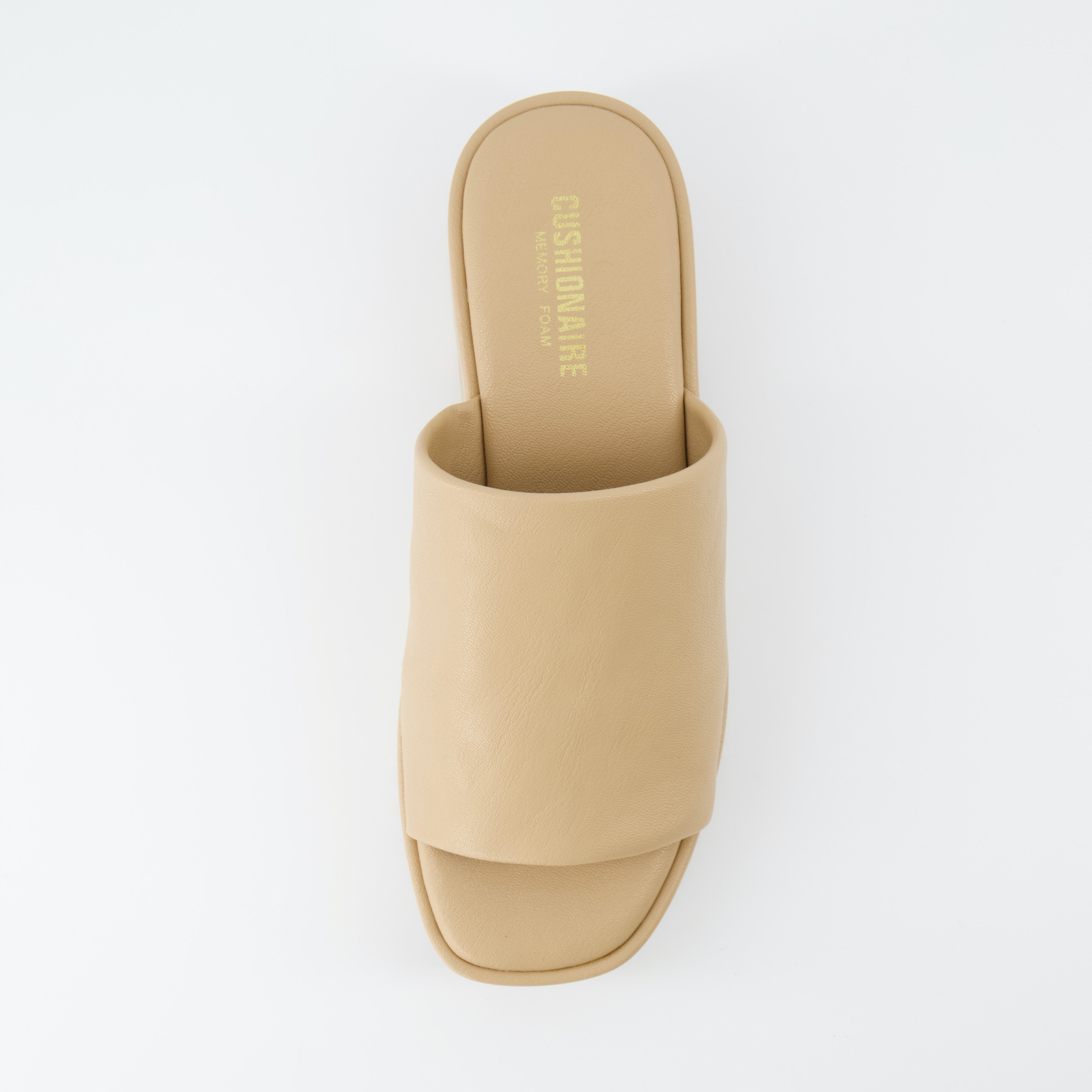 Spin One-Band Platform Sandal Tan