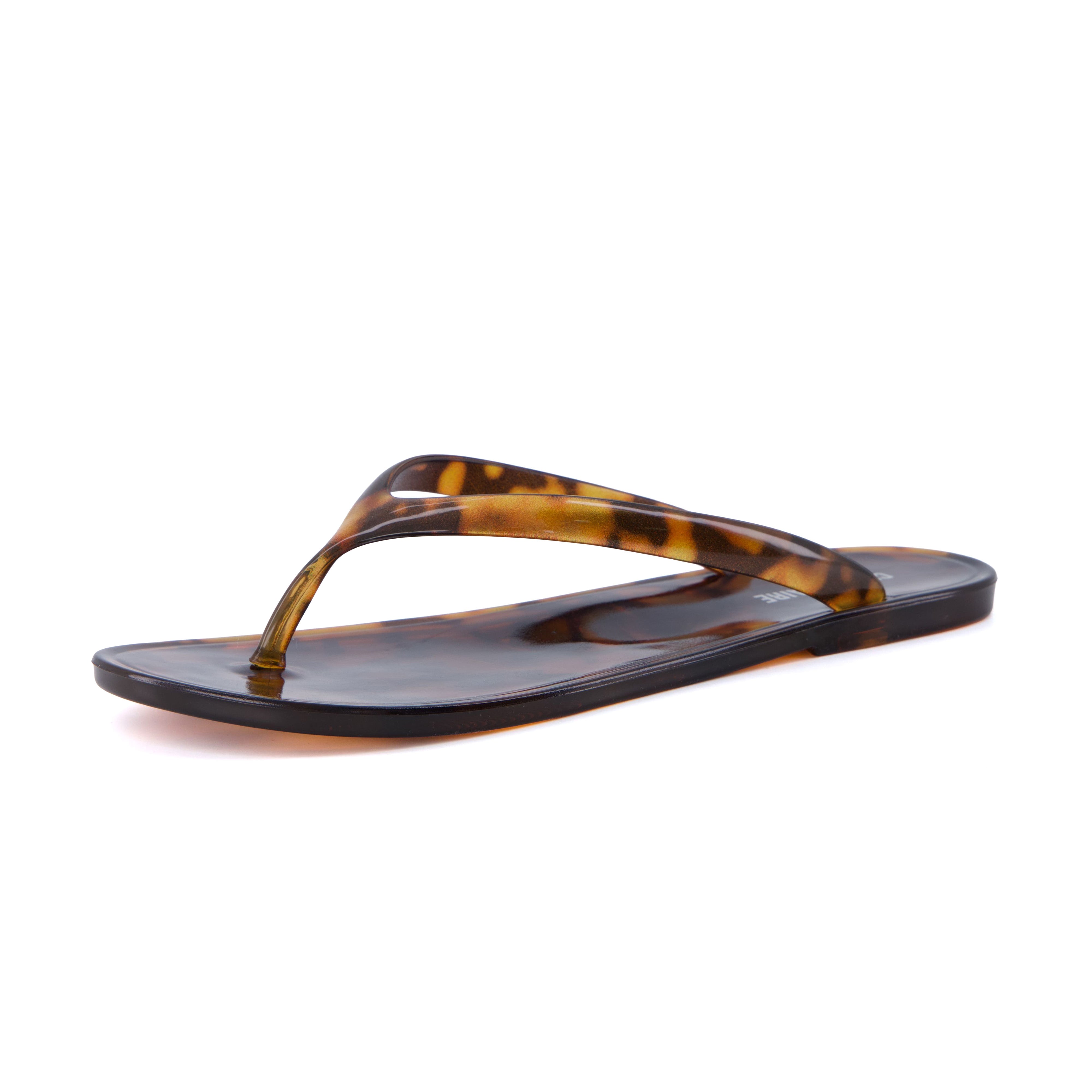 Splash Jelly Flip Flops Tortoise Medium