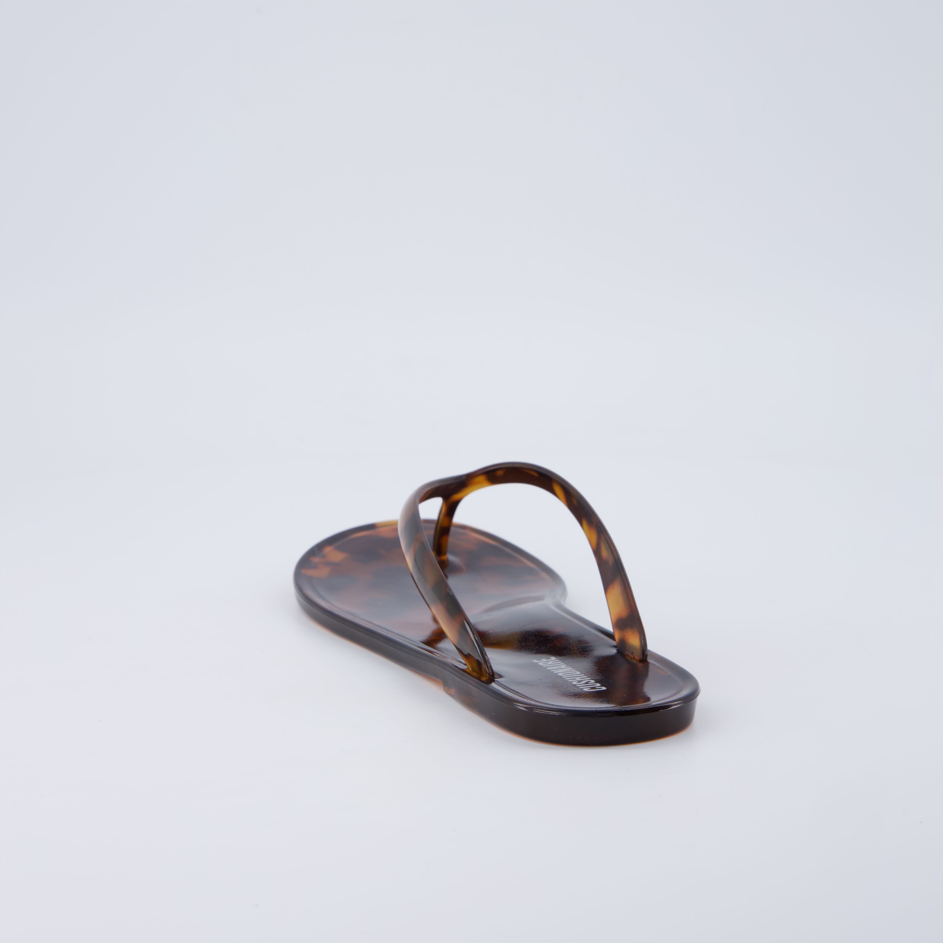 Splash Jelly Flip Flops Tortoise Medium