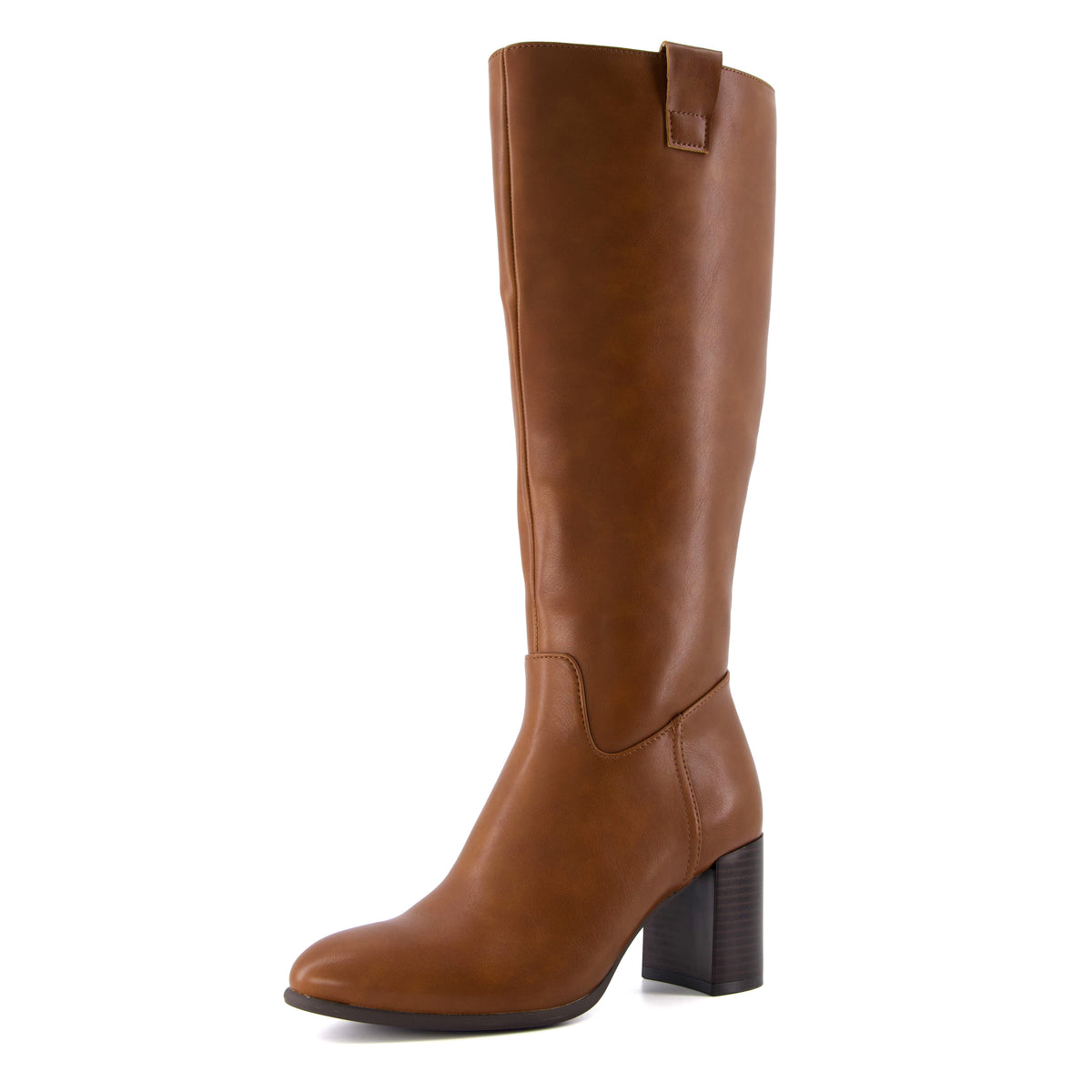 Strada Women's Knee High Boots Cognac Medium