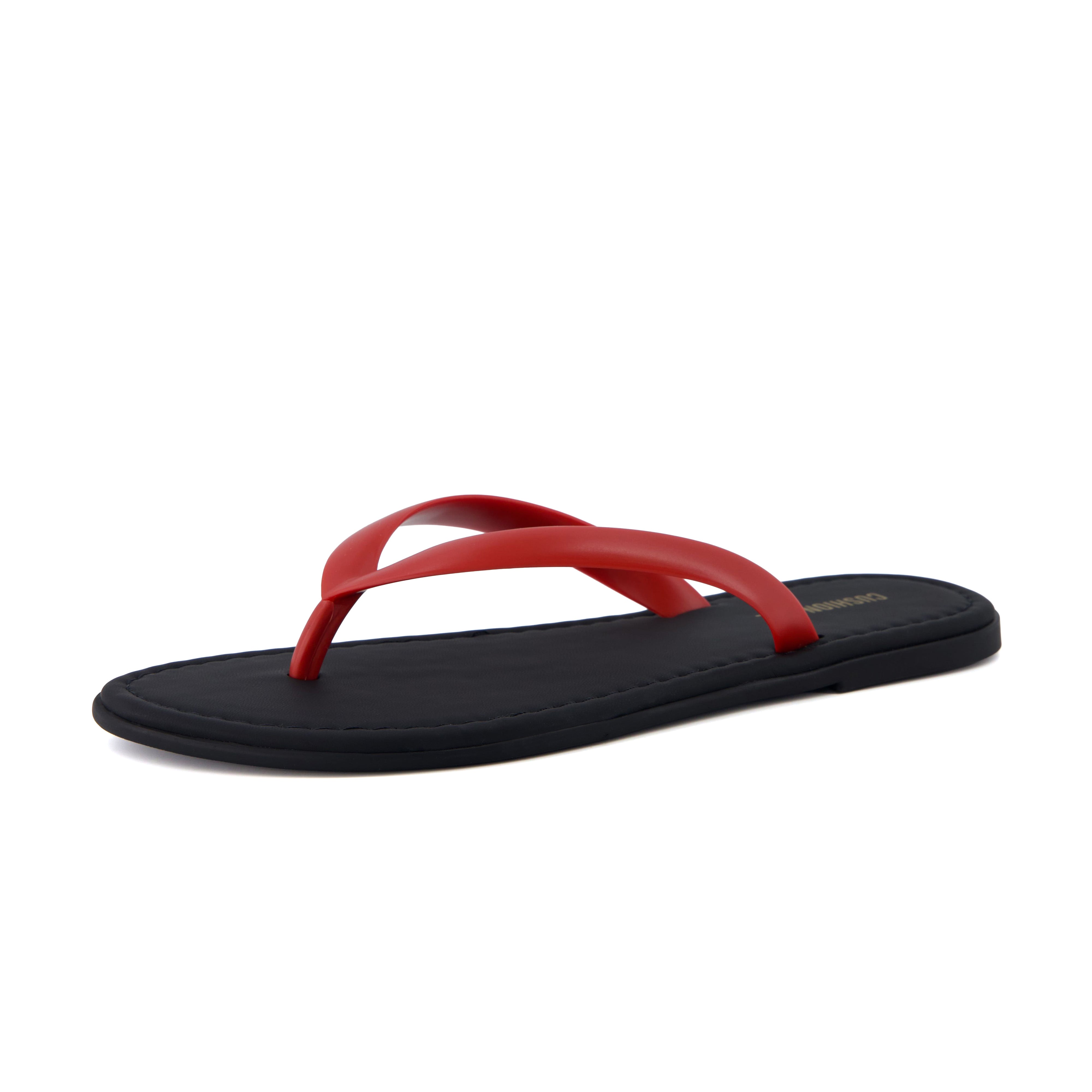 Surf Jelly Flip Flops Red Medium