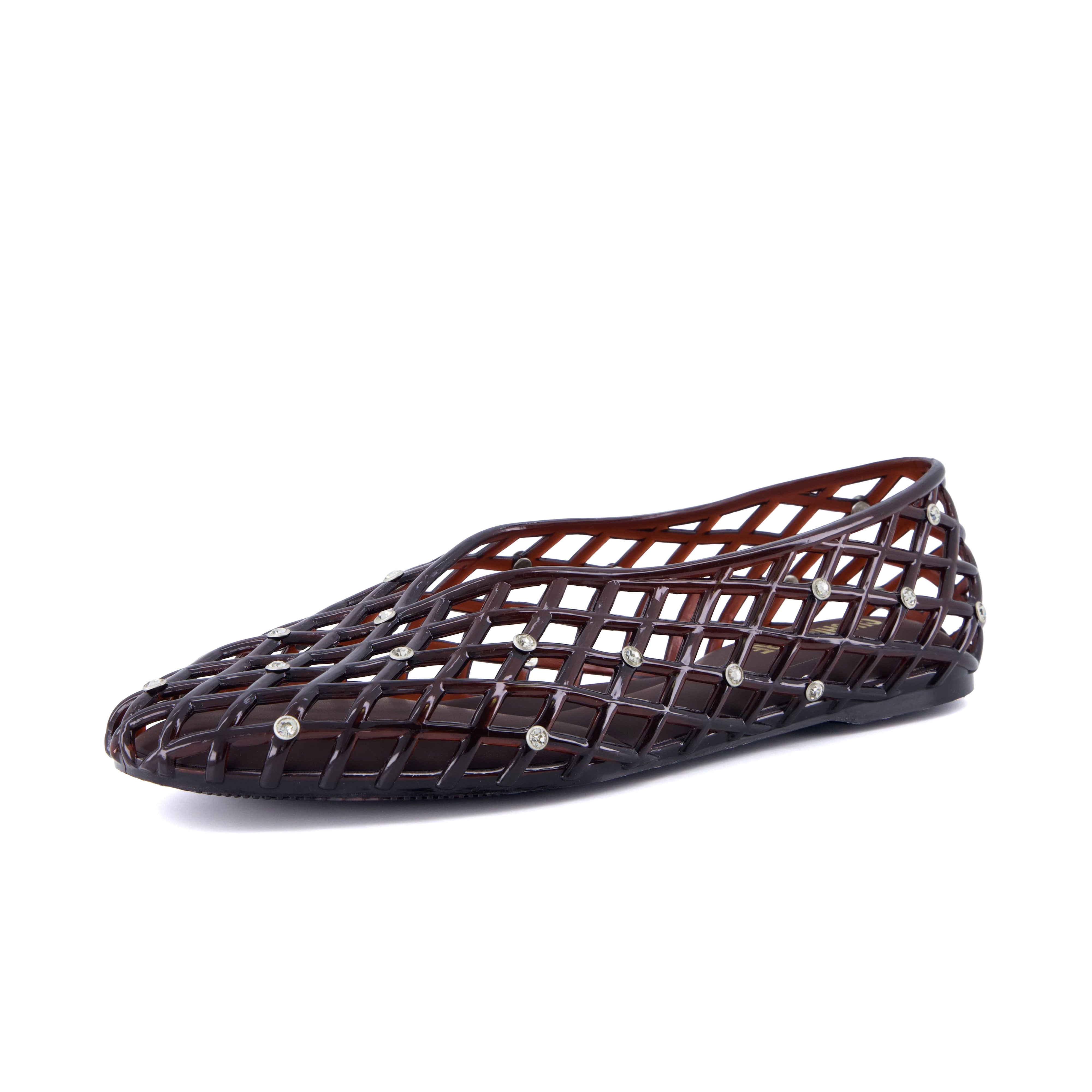 Sweets Ballet Jelly Flats CHOCOLATE Medium