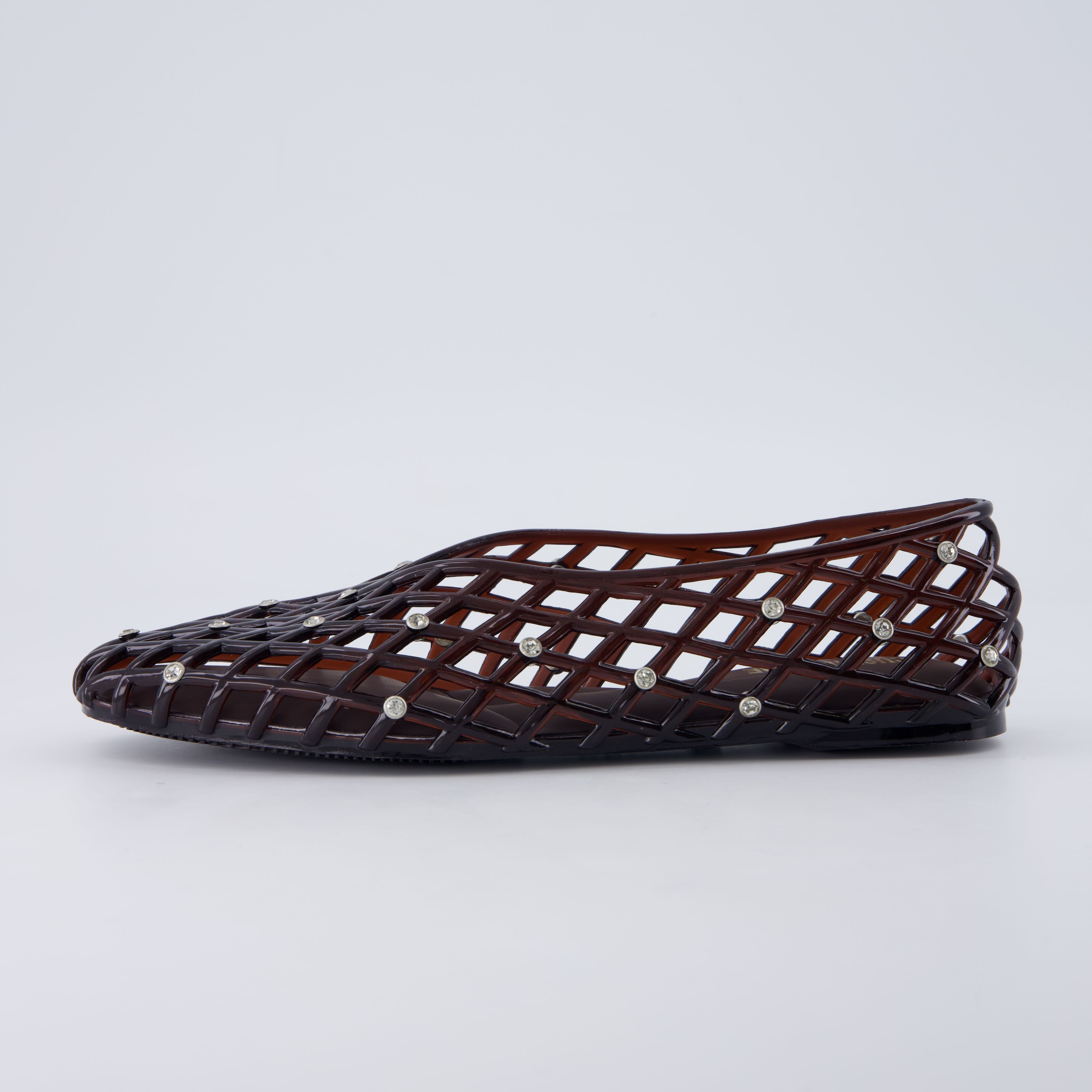 Sweets Ballet Jelly Flats CHOCOLATE Medium