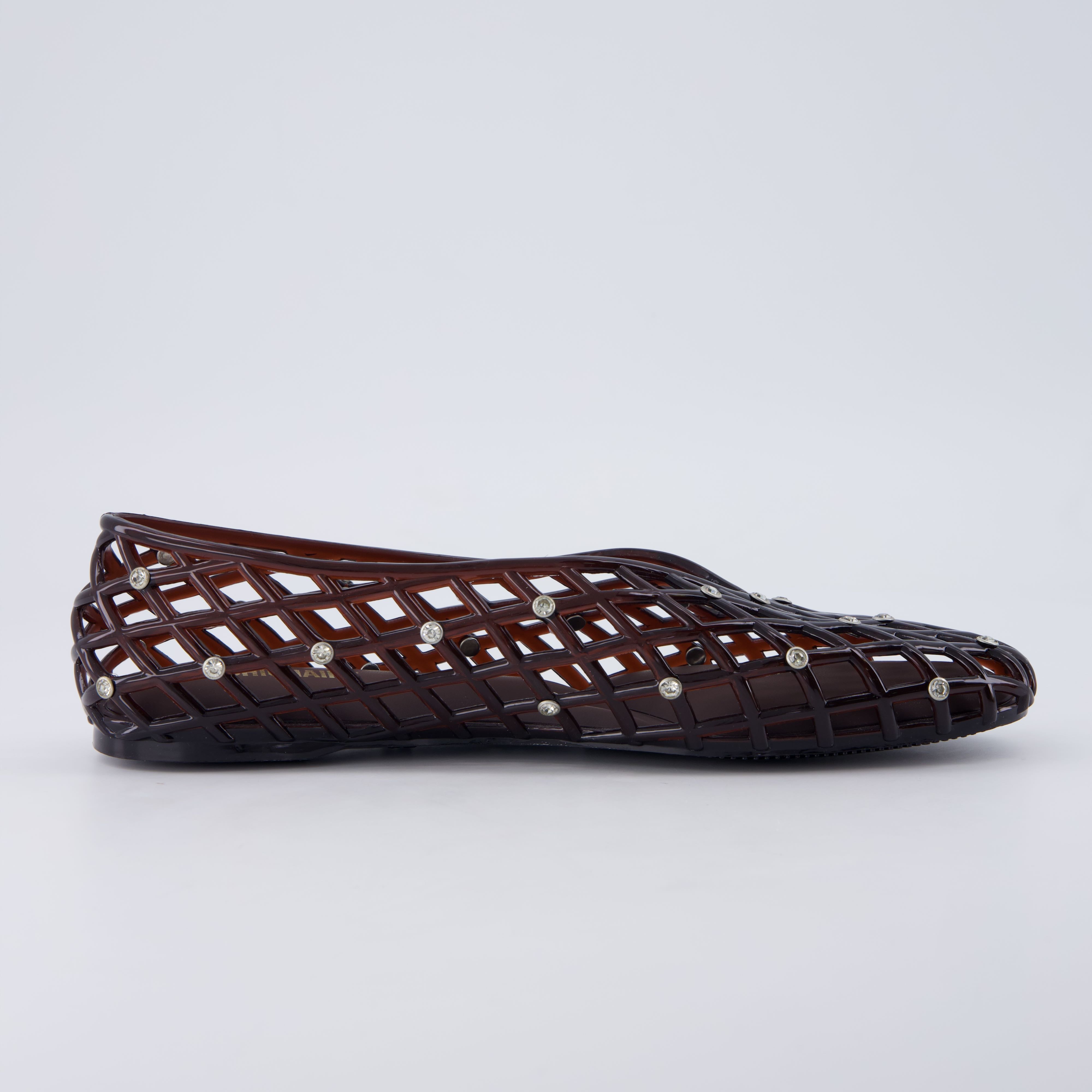 Sweets Ballet Jelly Flats CHOCOLATE Medium