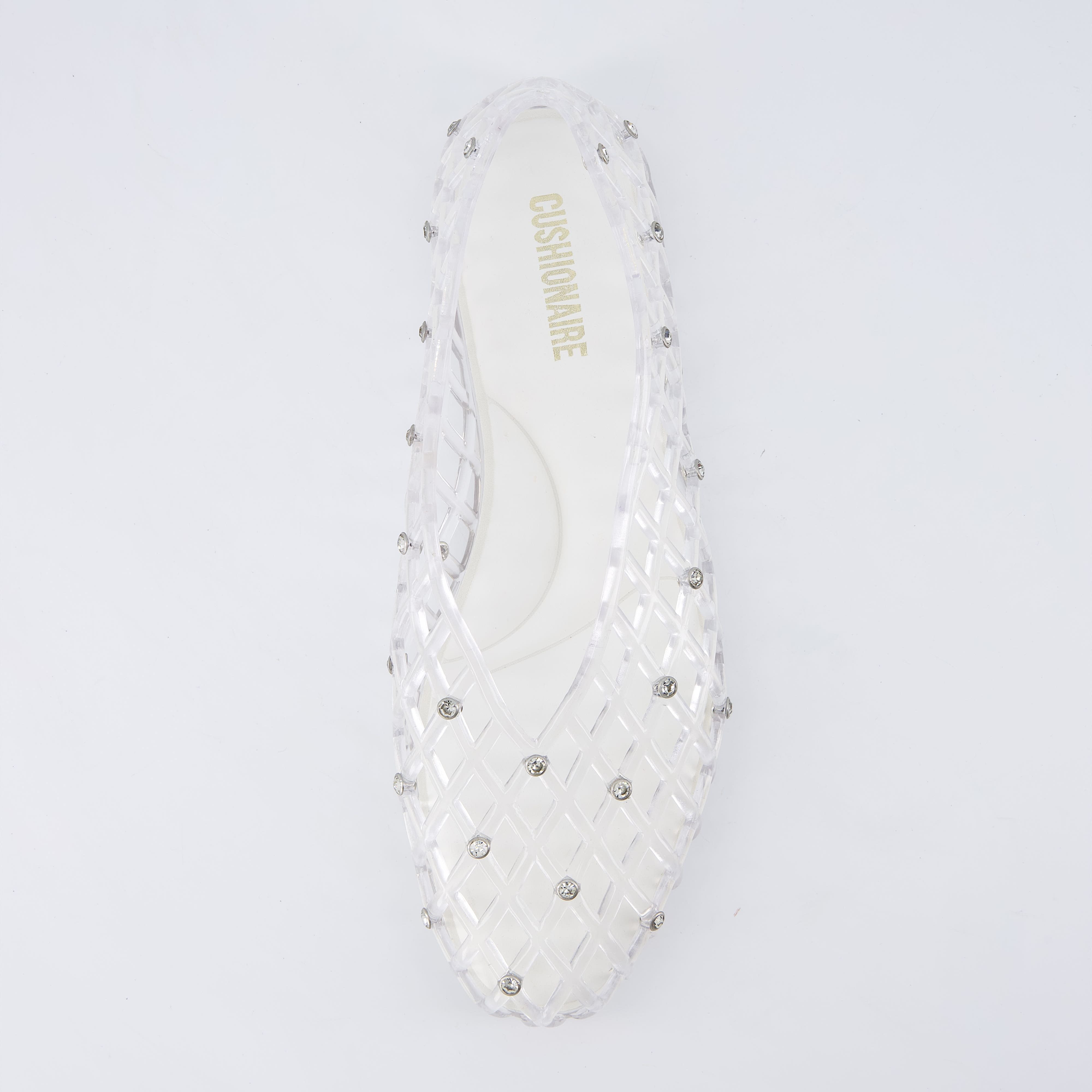Sweets Ballet Jelly Flats CLEAR Medium