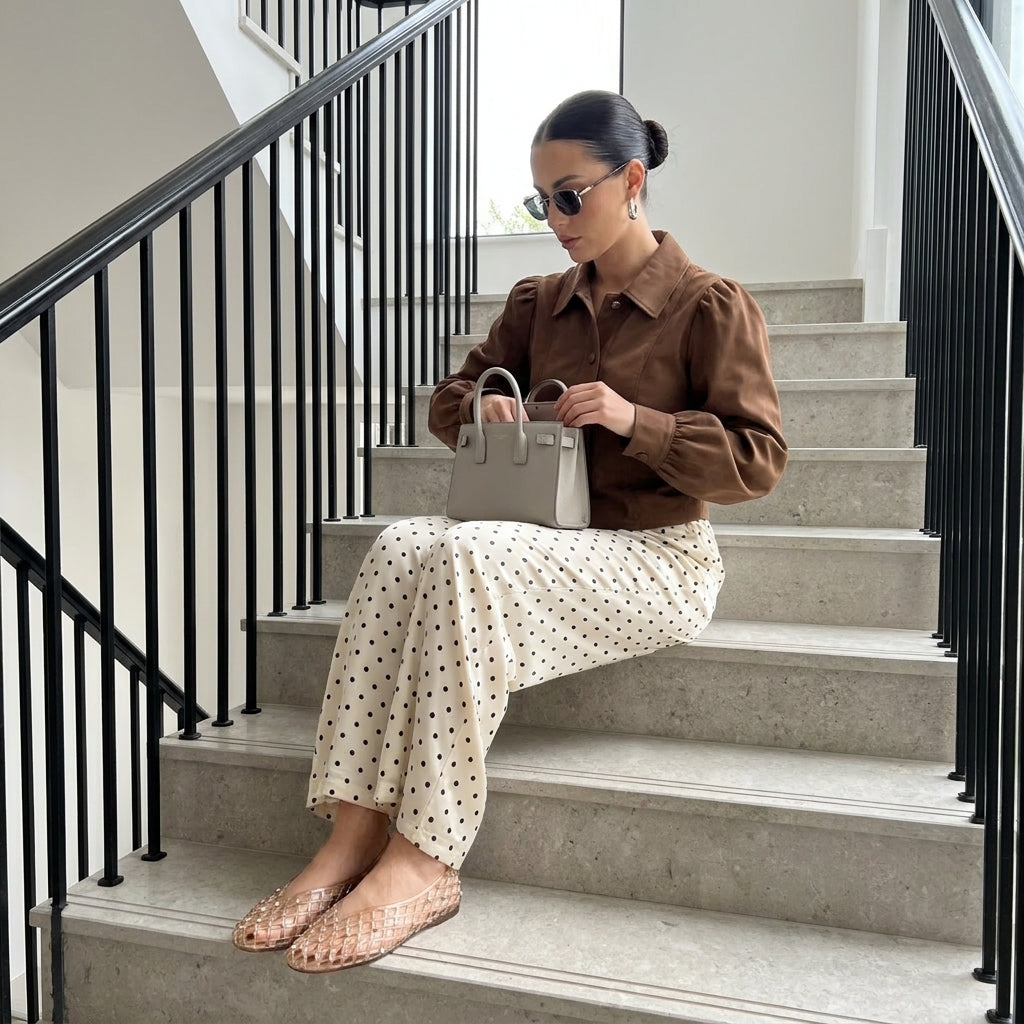 Sweets Ballet Jelly Flats MOCHA Medium