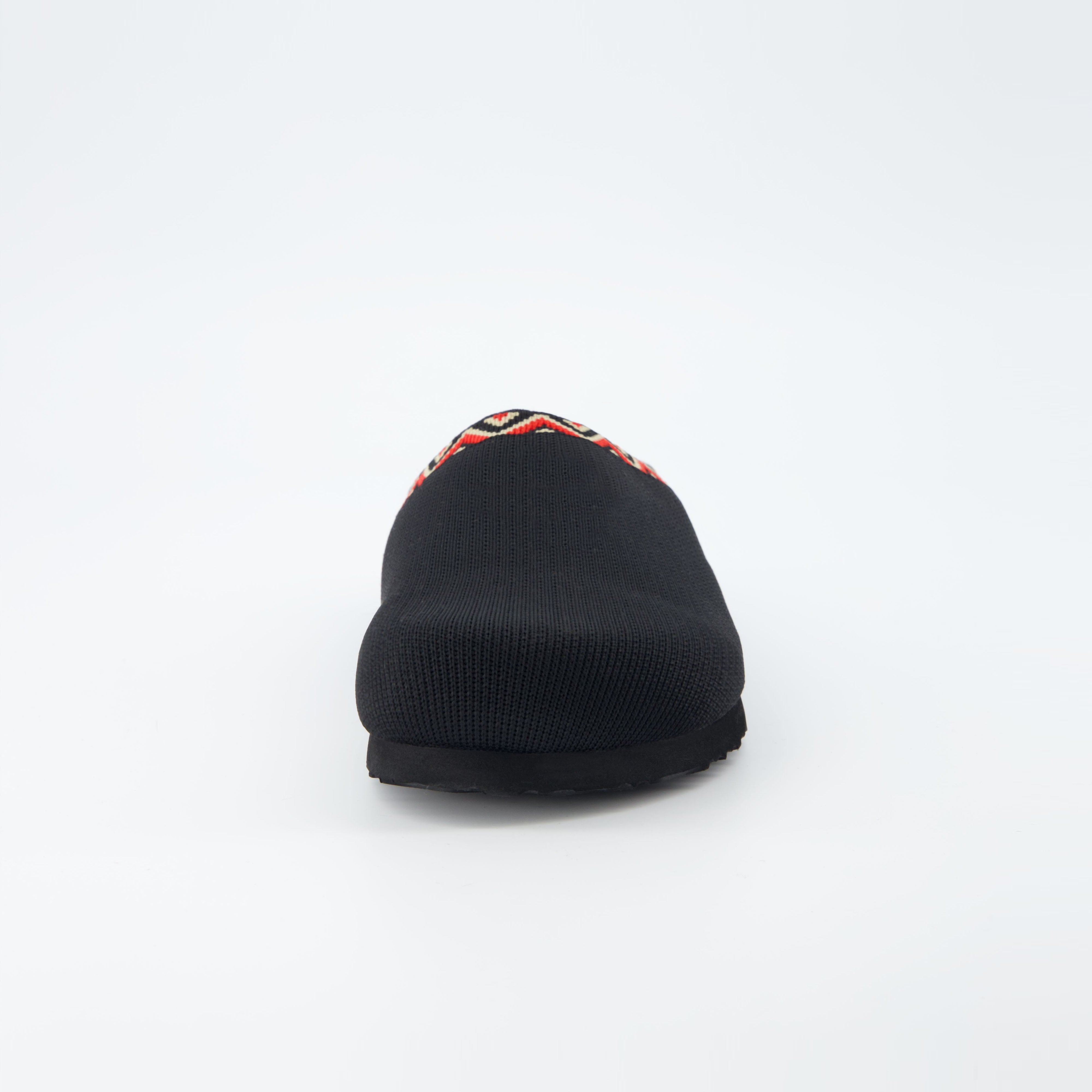 Swiss Knit Cork Footbed Clog Black