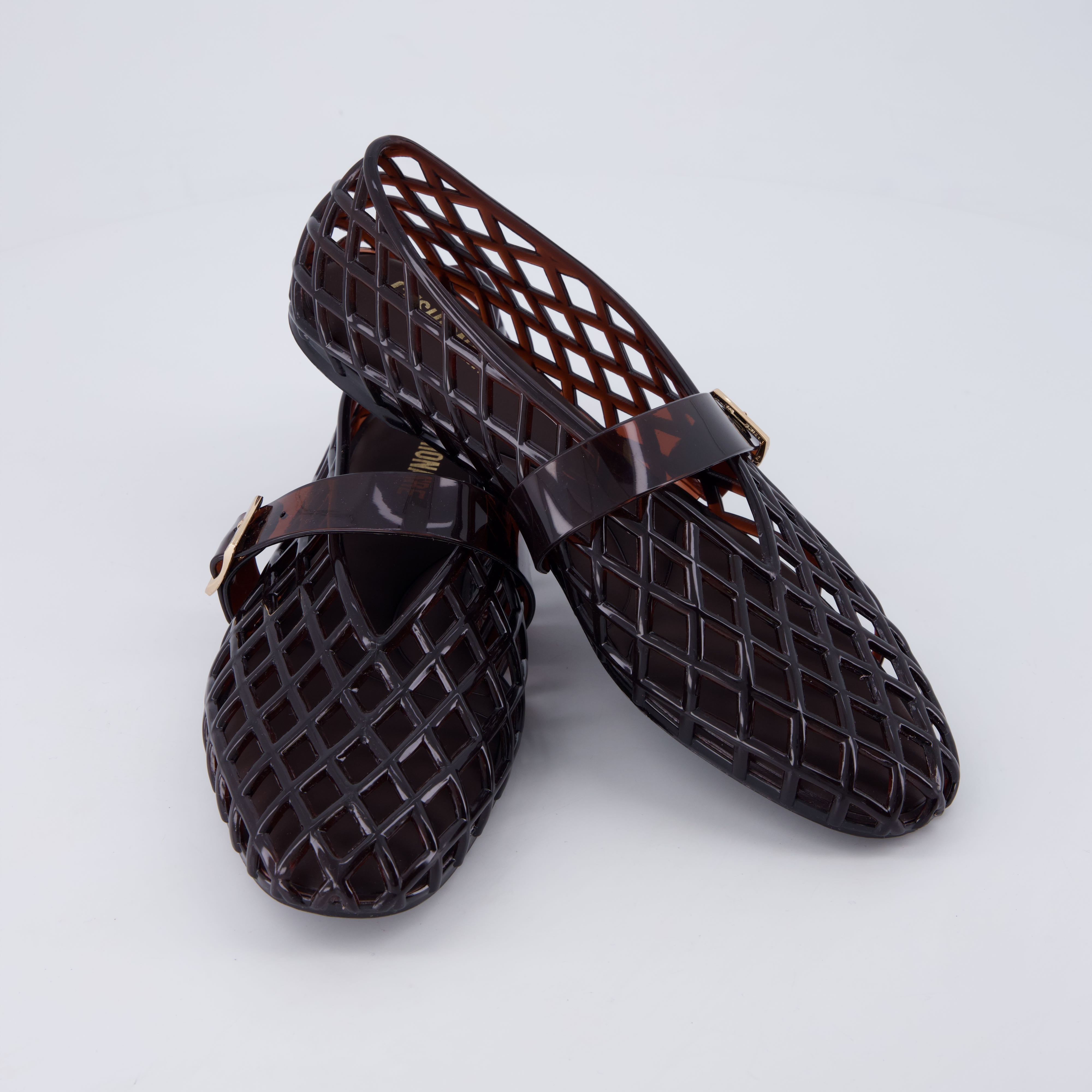 Syrup Jelly Mary Jane Flats Chocolate Medium