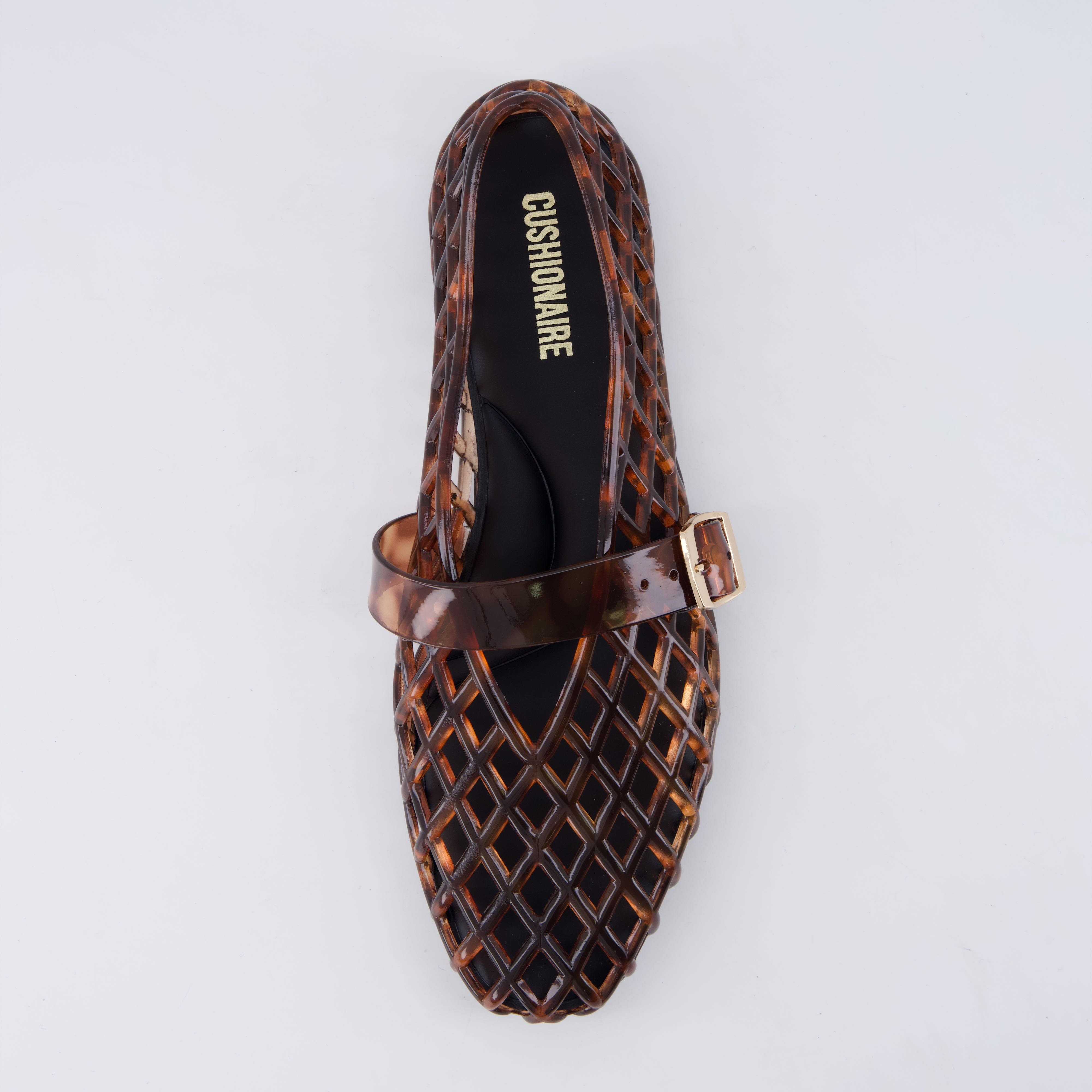 Syrup Jelly Mary Jane Flats Tortoise Medium