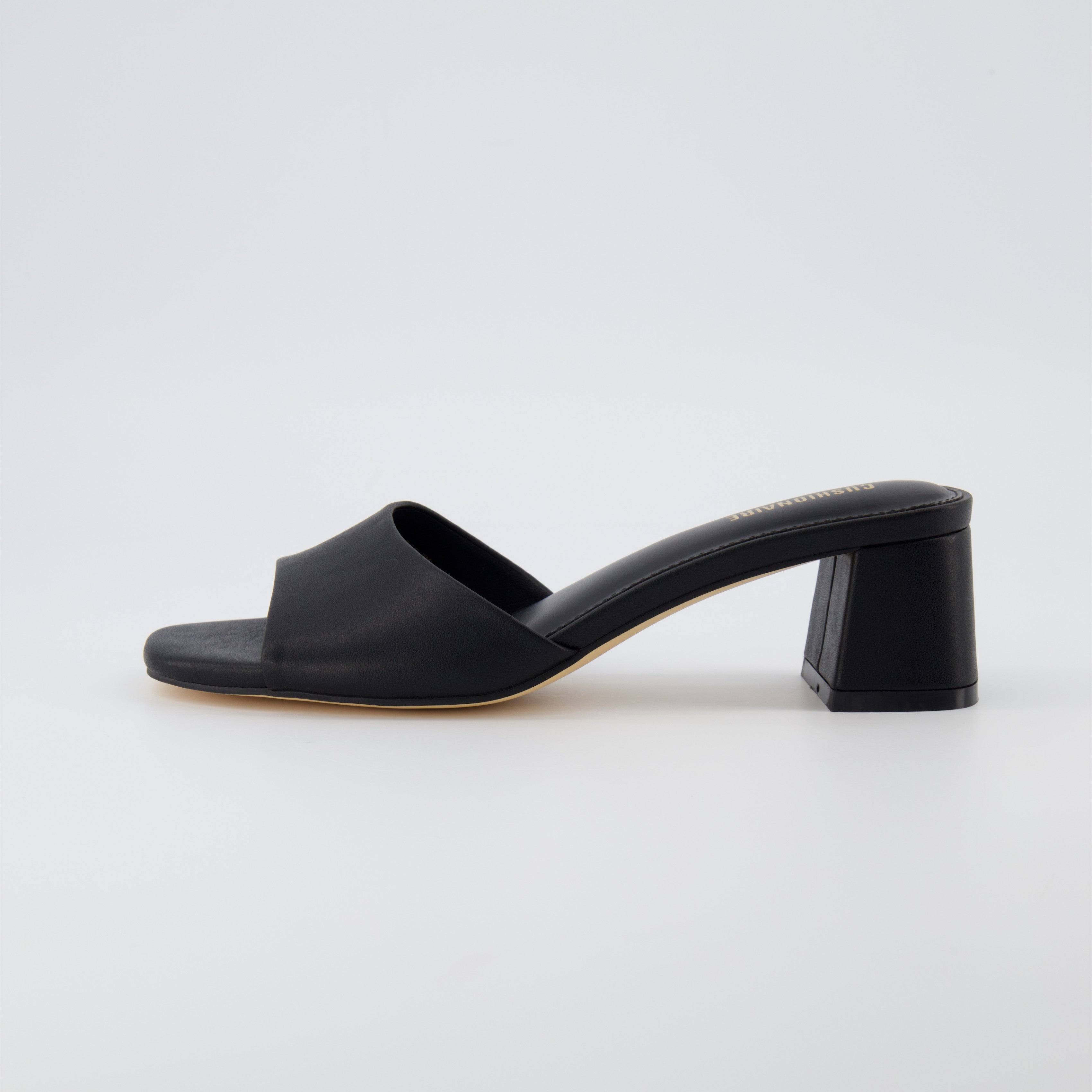 Cushionaire Women's Taboo One Band Dress Sandal Black / Medium / 9 Cushionaire Women's Taboo One Band Dress Sandal Black / Medium / 9