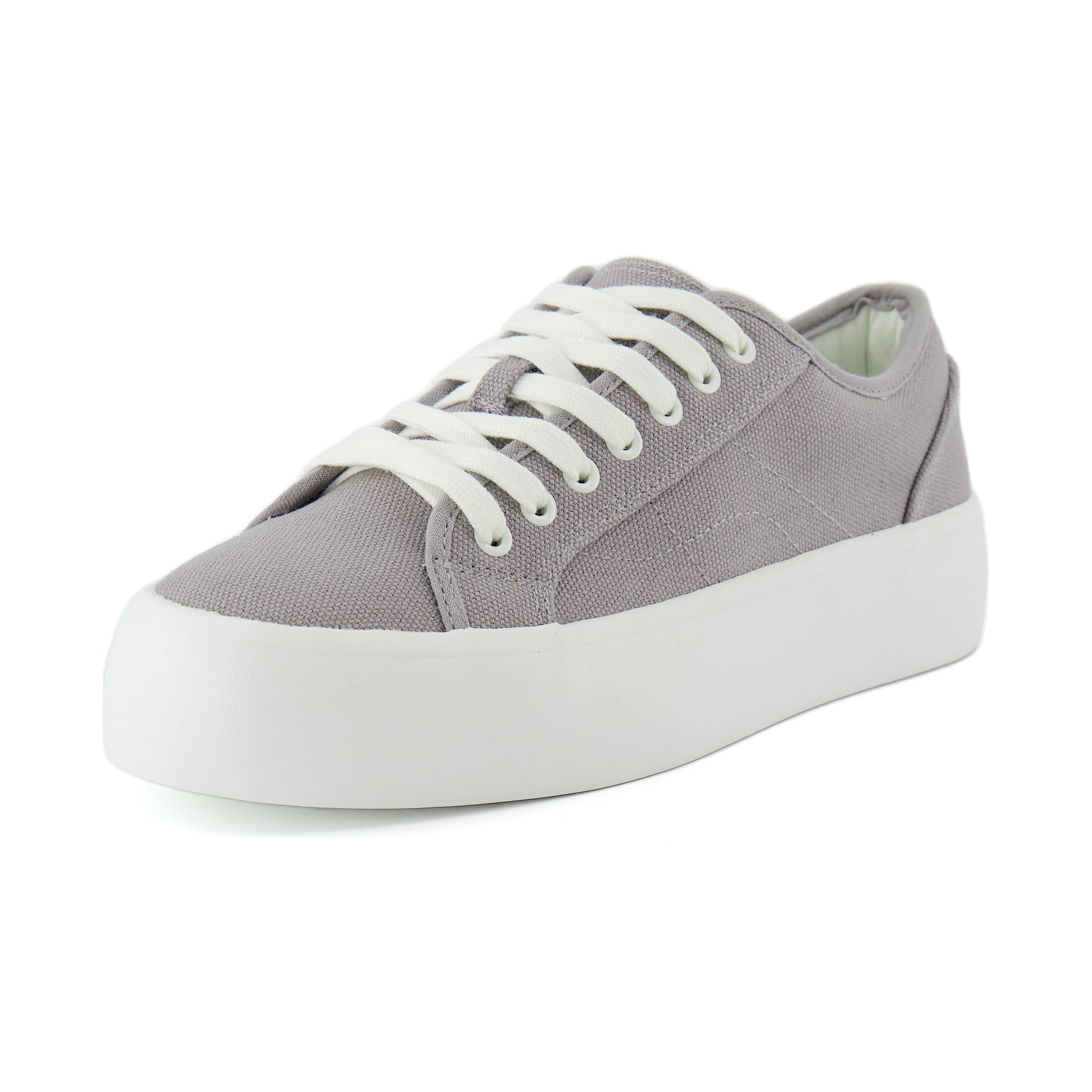 Tag Low Top Canvas Sneaker Gray