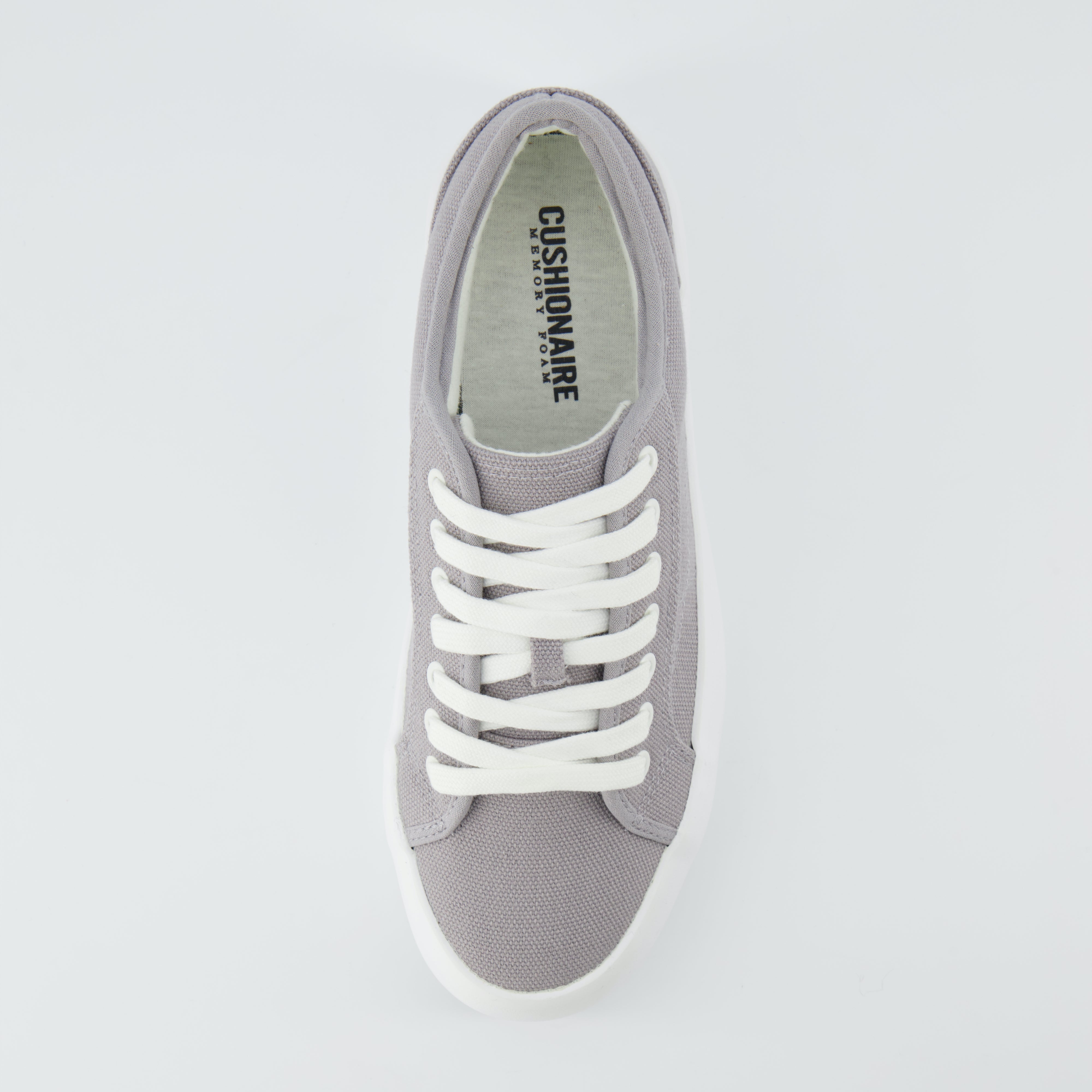 Tag Low Top Canvas Sneaker Gray