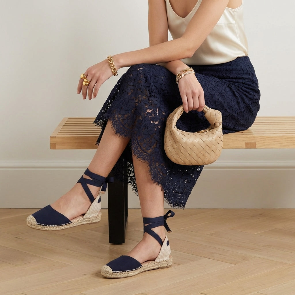 Talisa Espadrilles Navy