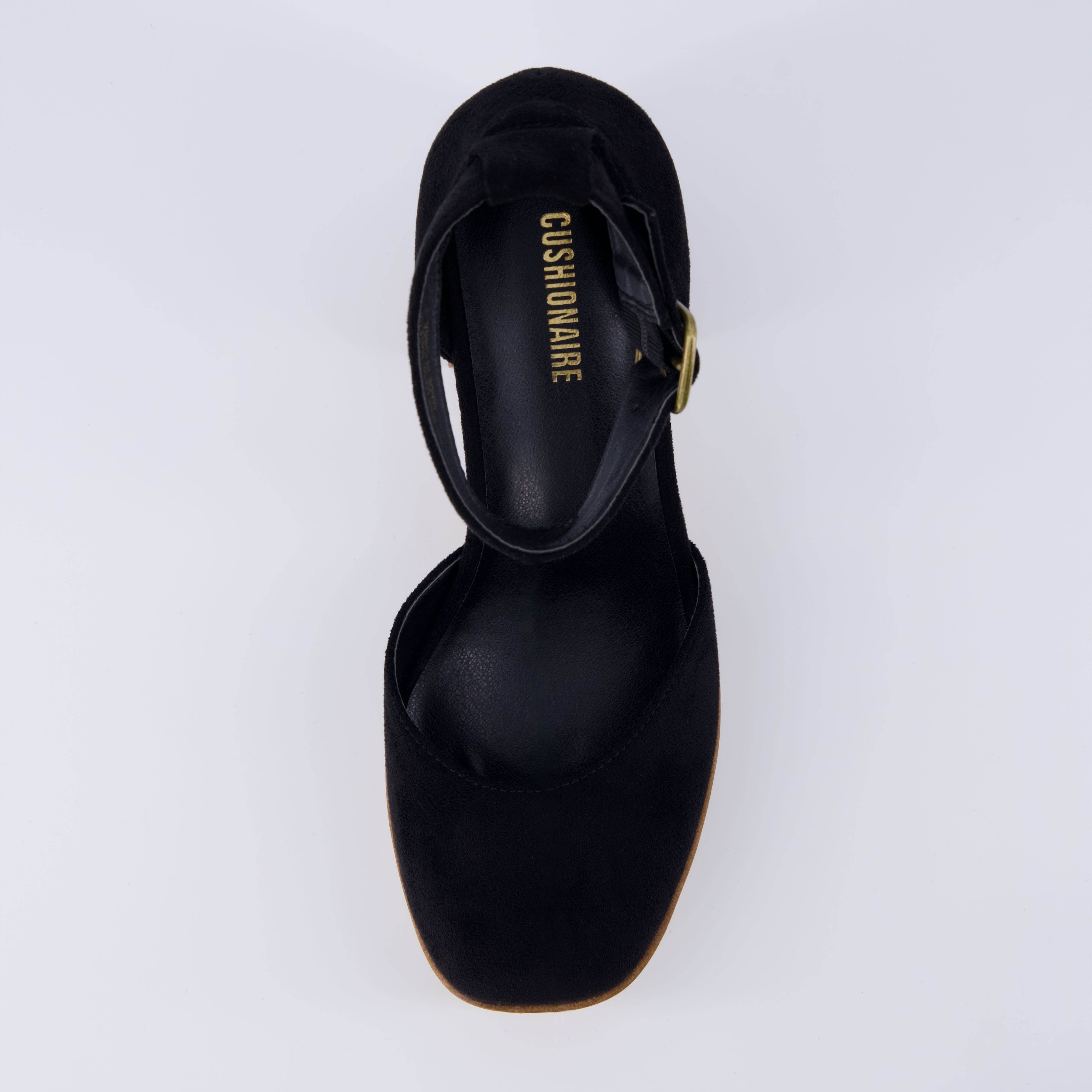 Tanner Platform Sandal Black Suede