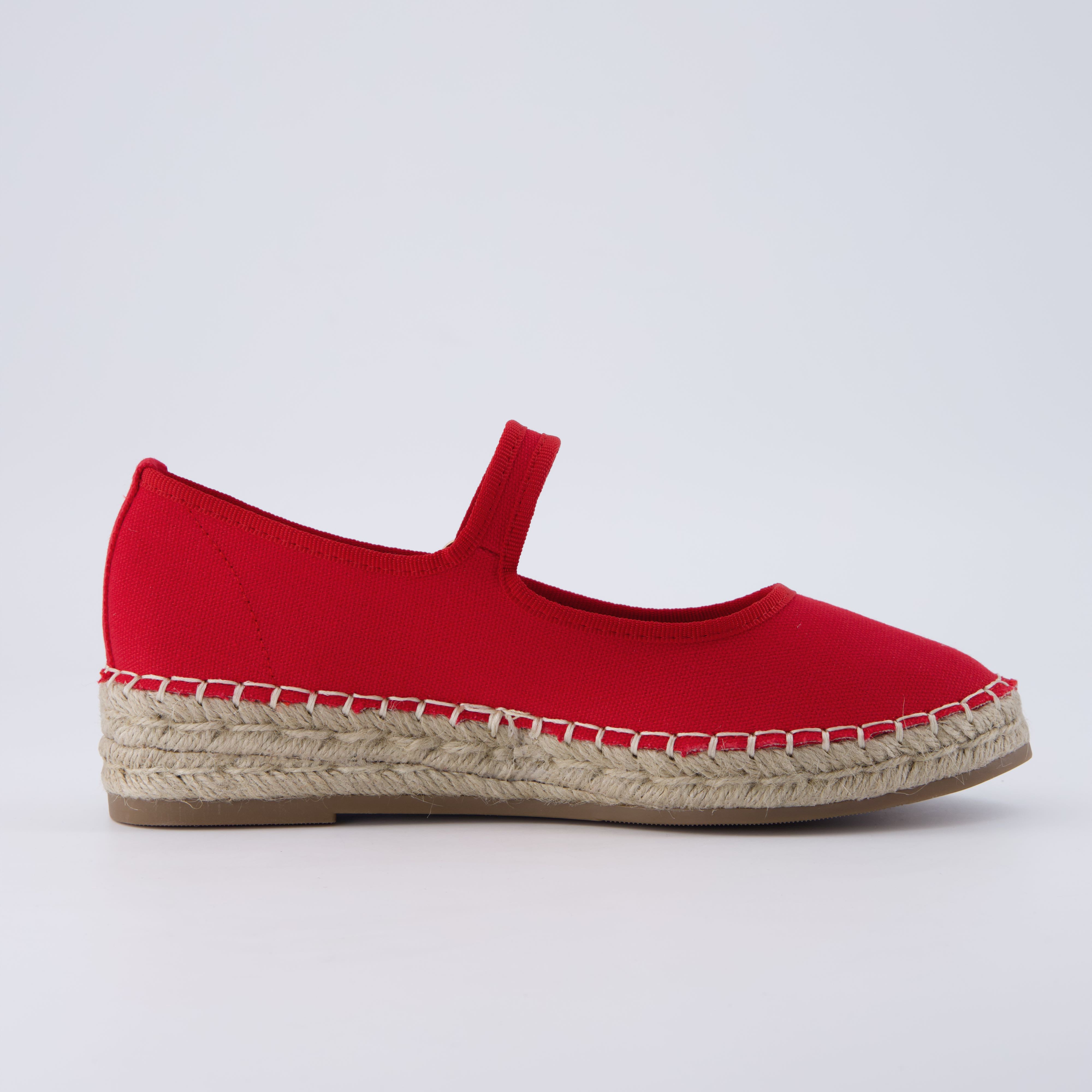 Tapas Canvas Flats Red