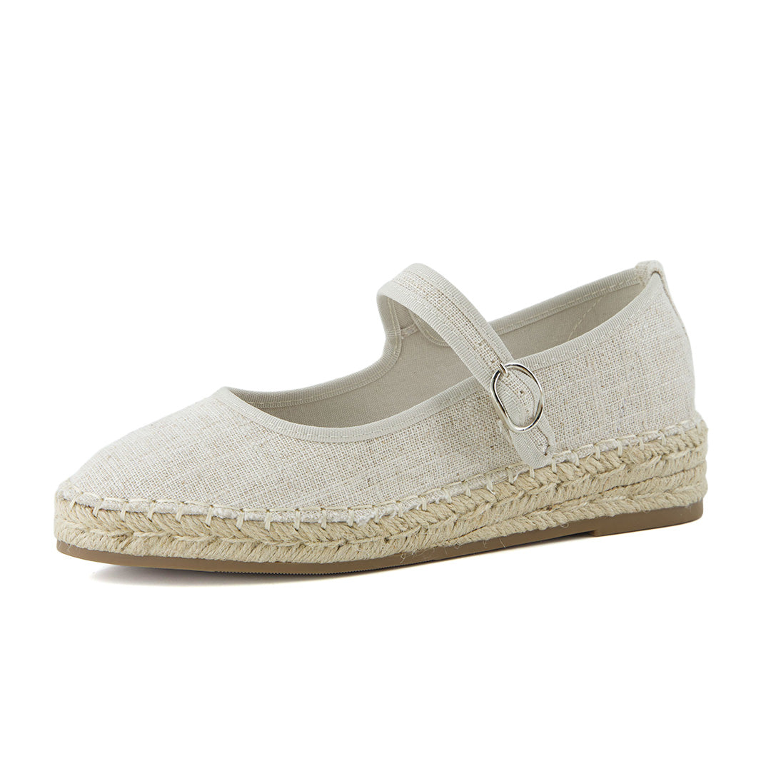 Tapas Canvas Flats Beige