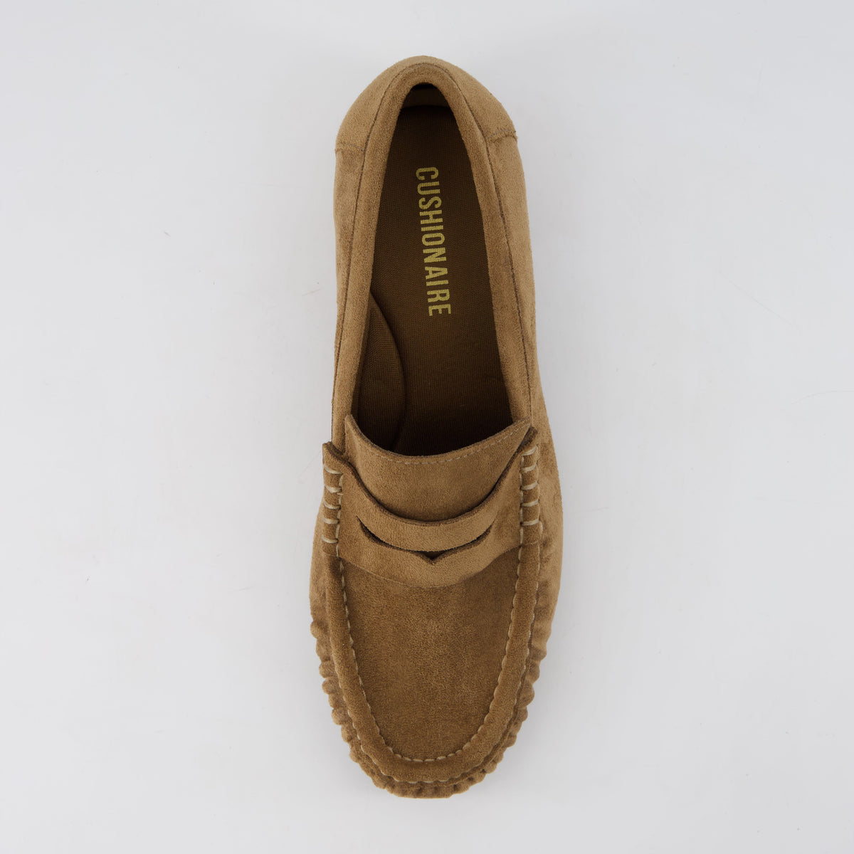 Teah Heeled Penny Loafers Camel Medium