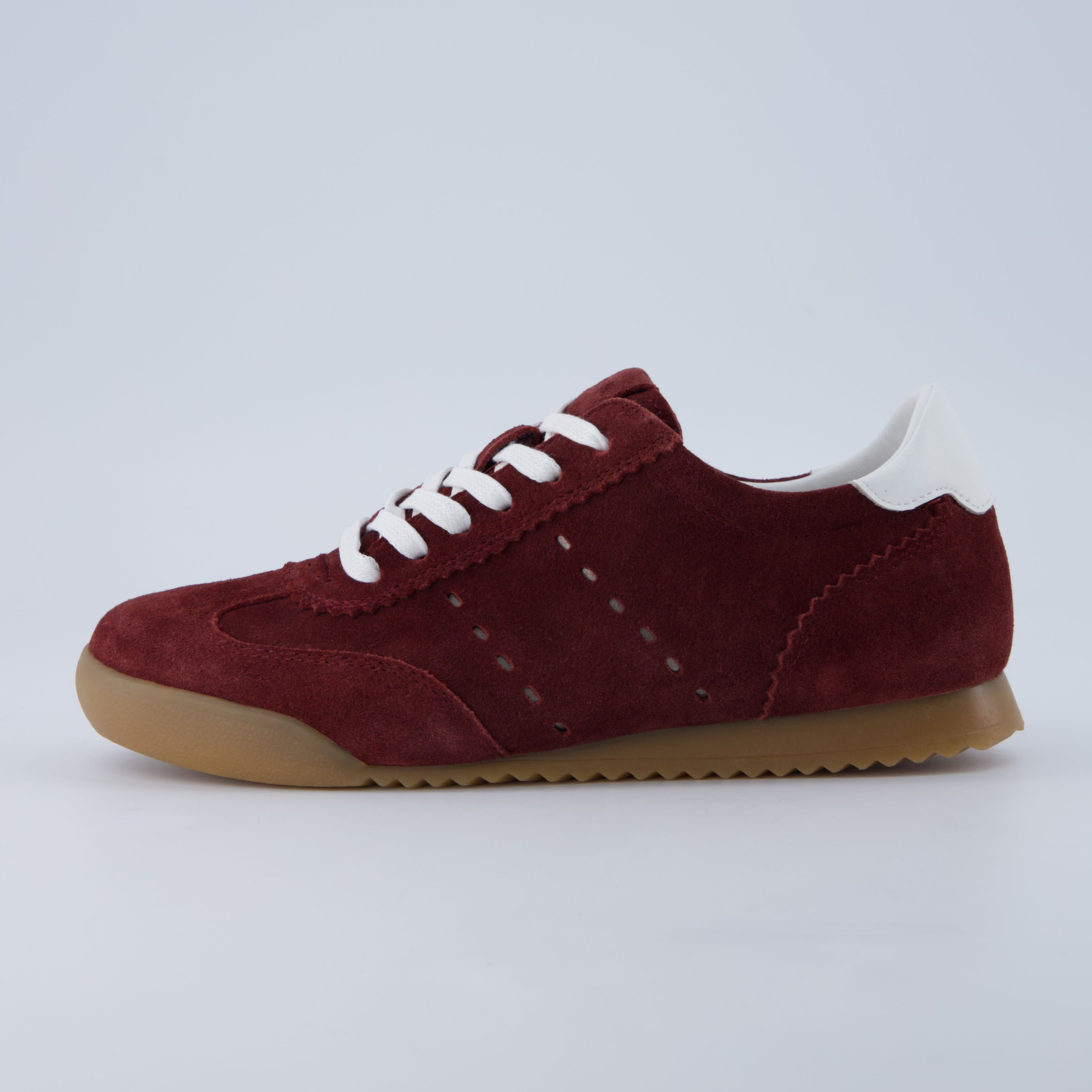 Tock Suede Sneaker Chestnut