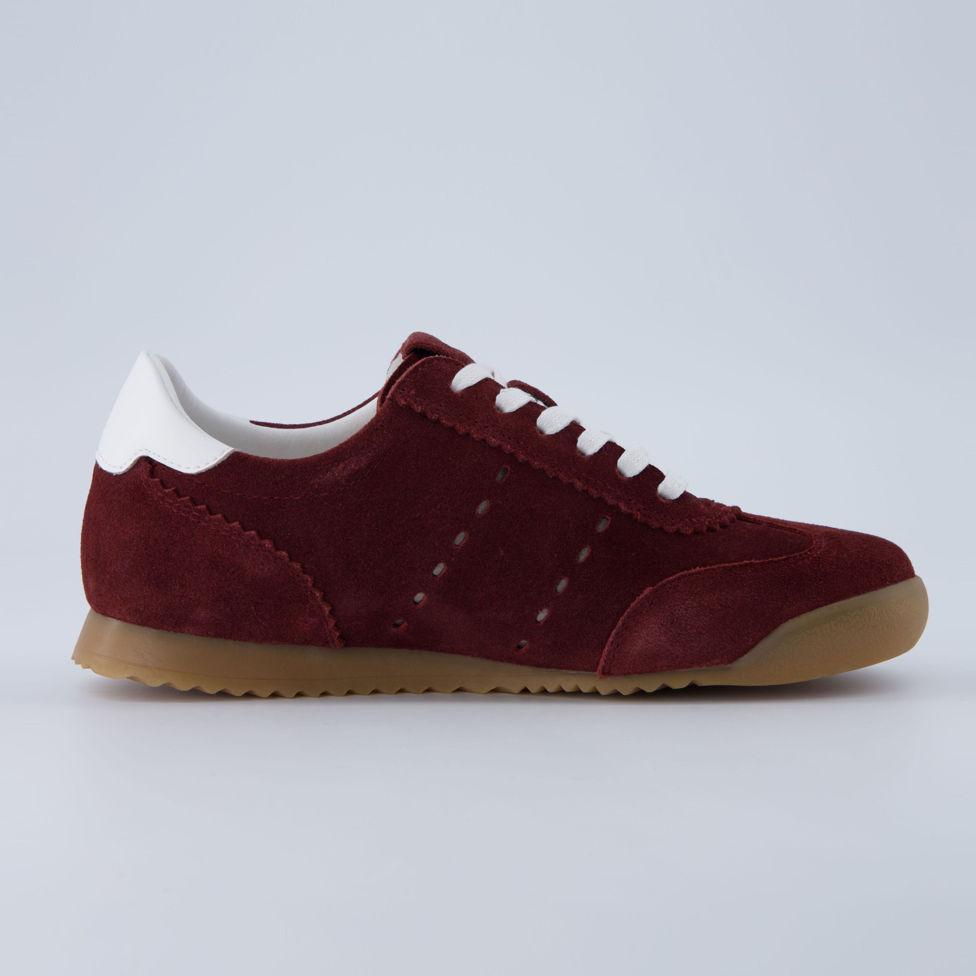 Tock Suede Sneaker Chestnut