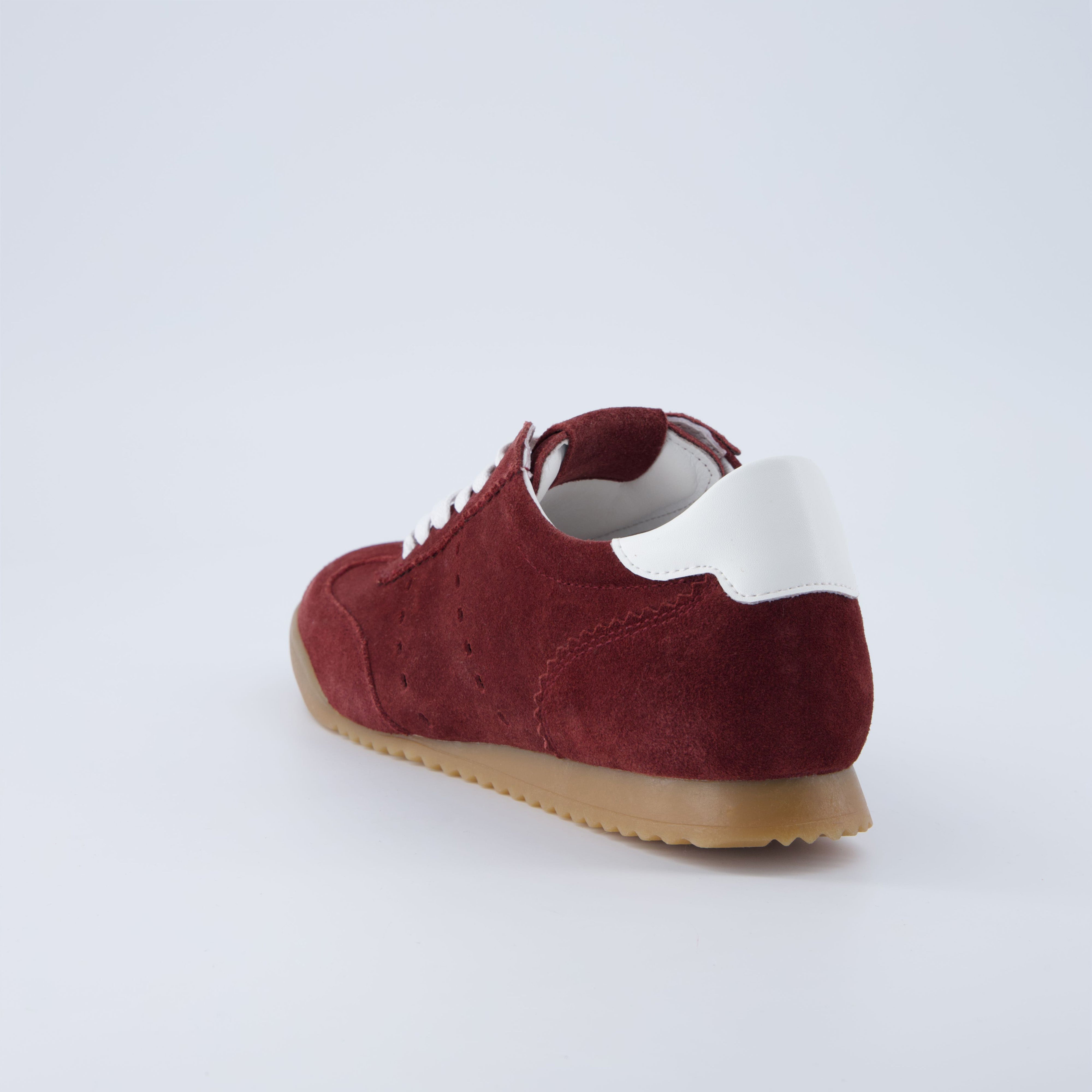 Tock Suede Sneaker Chestnut