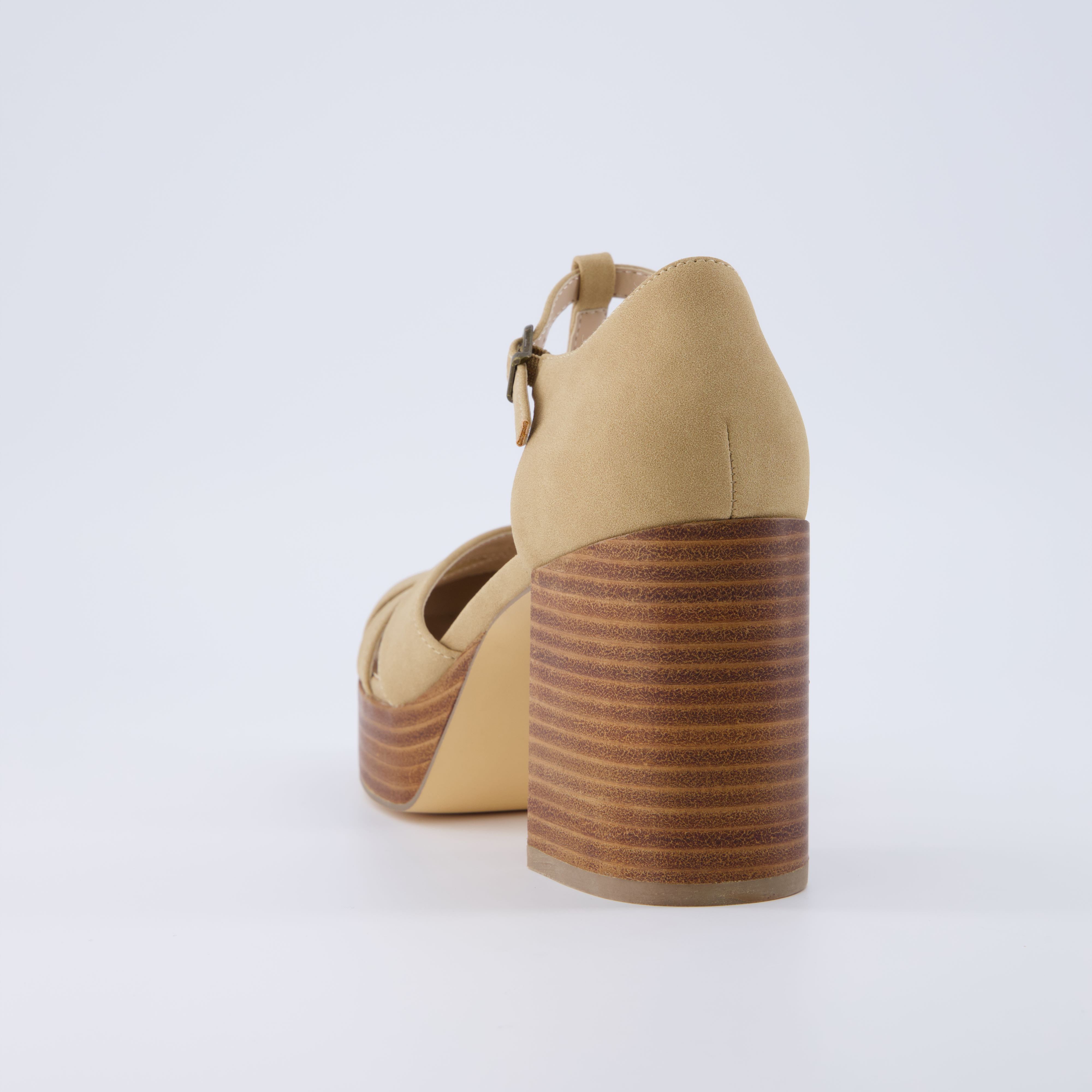 Tizzy Platform Heeled Sandal Sand