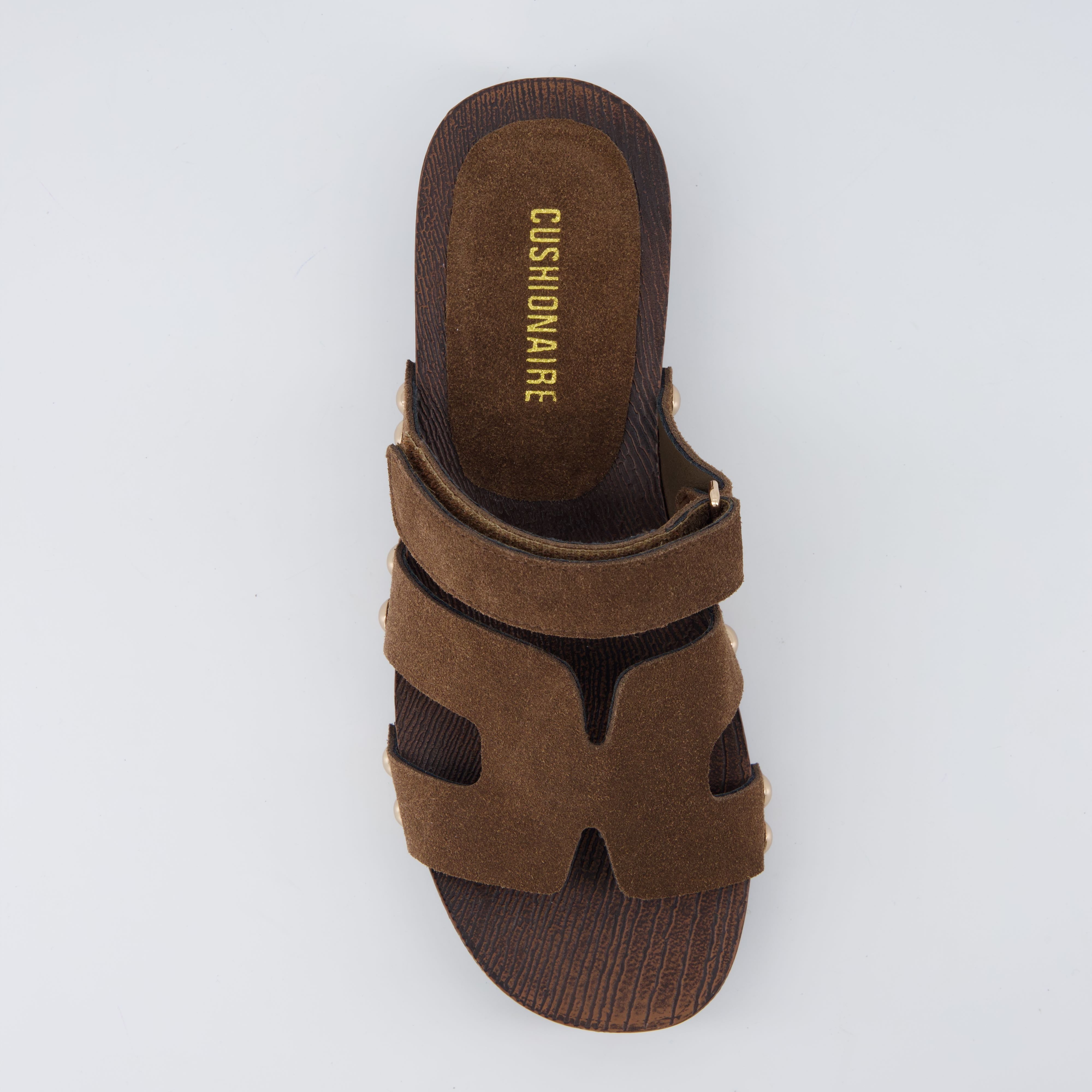 Tokyo Genuine Suede Sandals Dark Brown