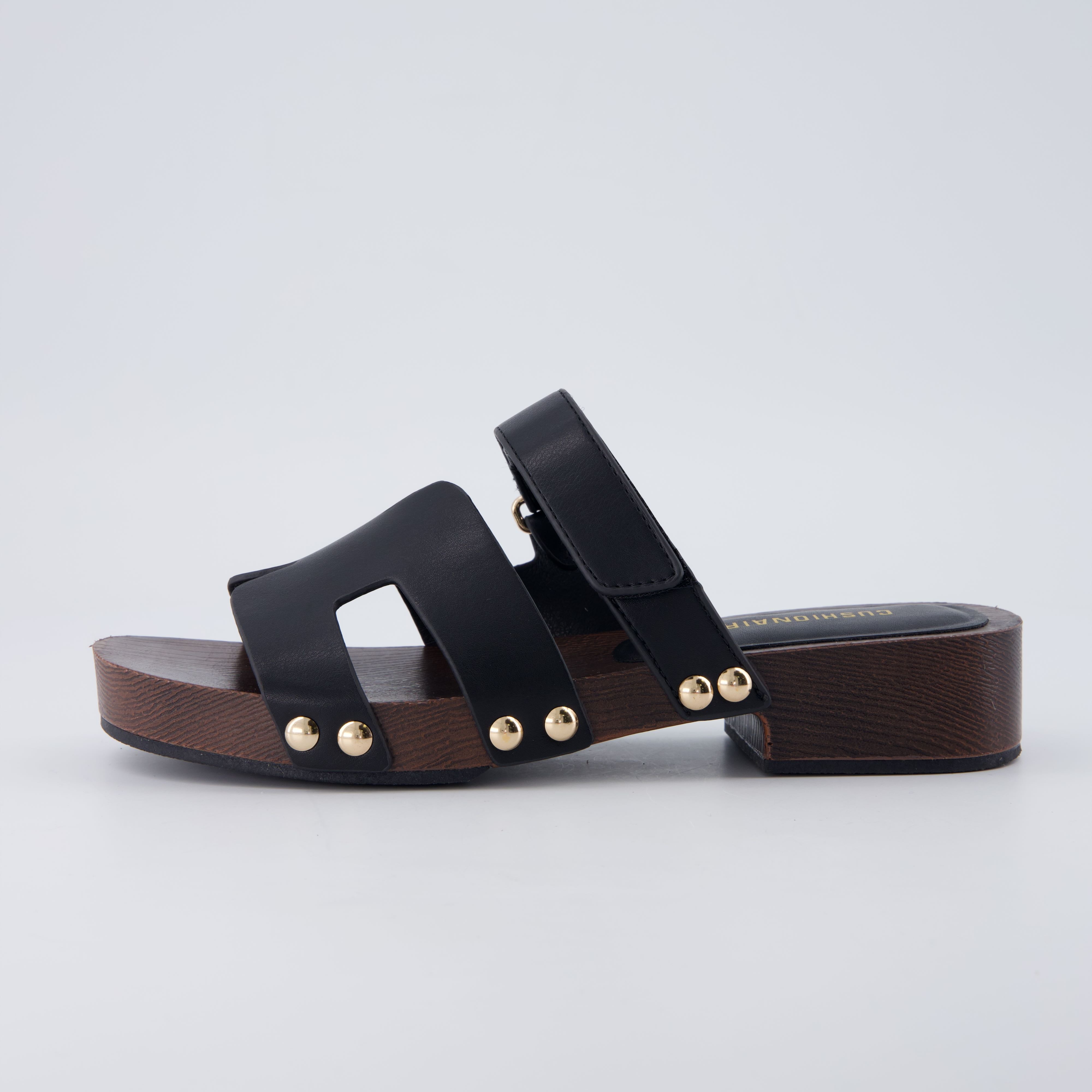 Tokyo Vegan Suede Sandal Black