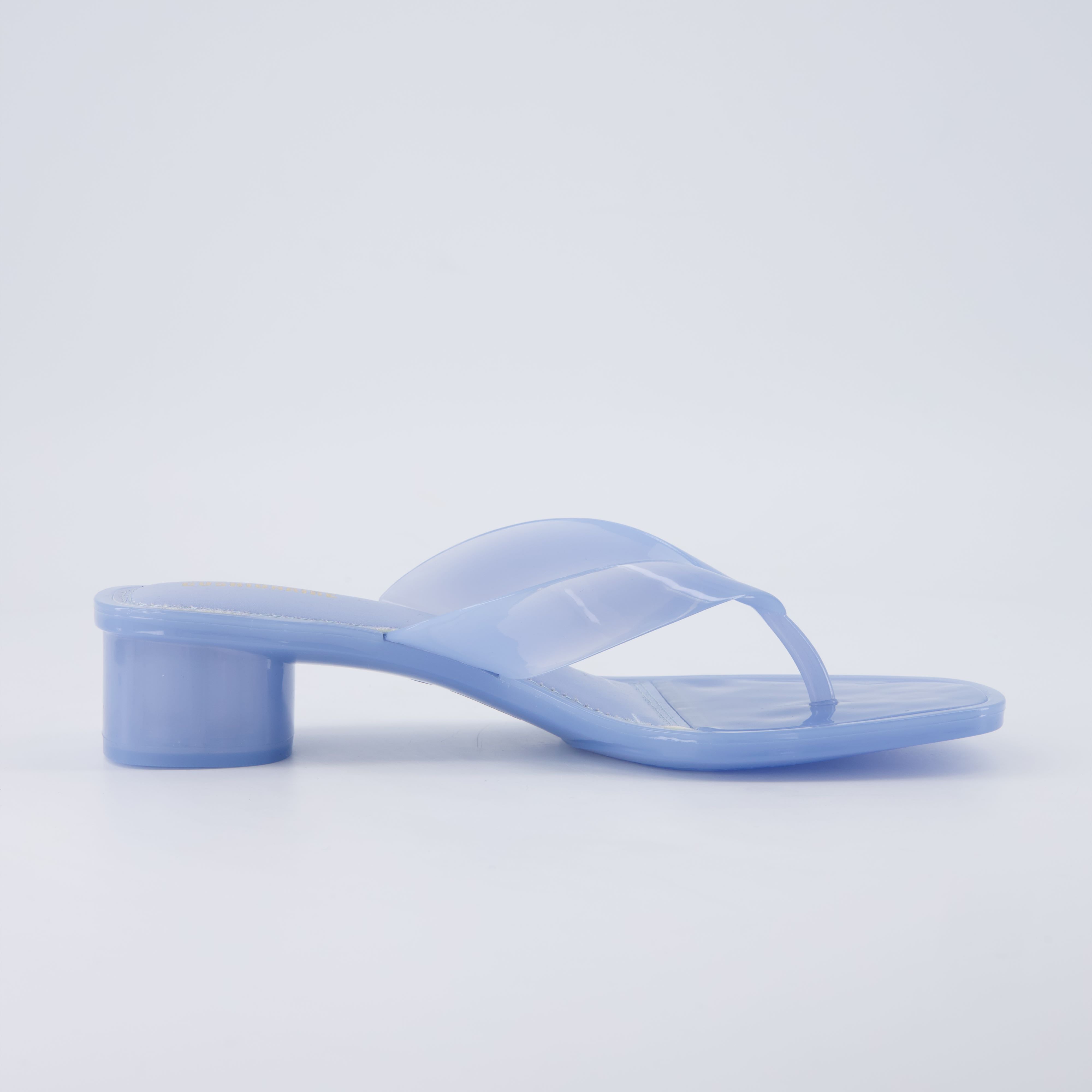 Toots Thong Strap Jelly Sandals BLUE Medium