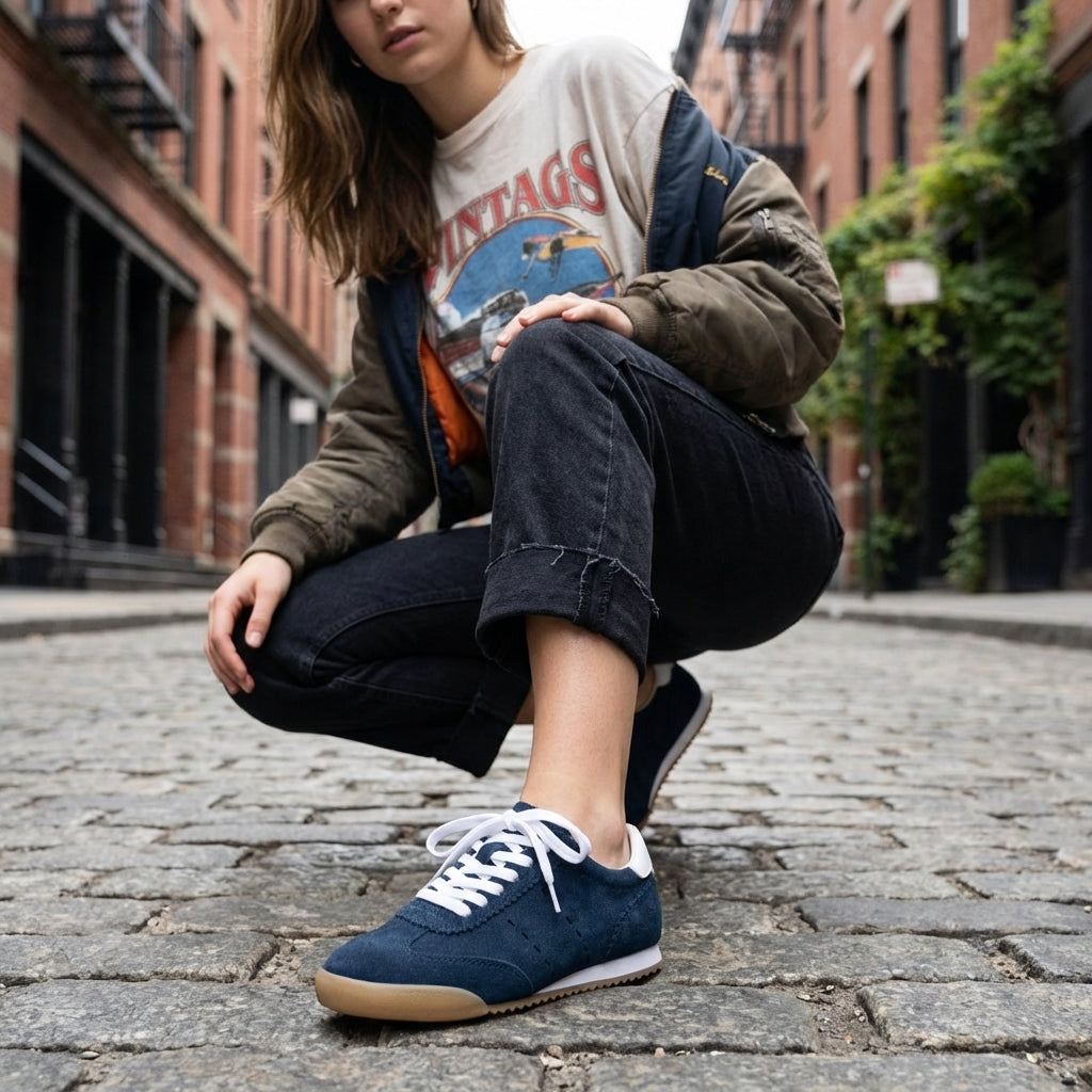 Topcat Suede Sneakers Navy