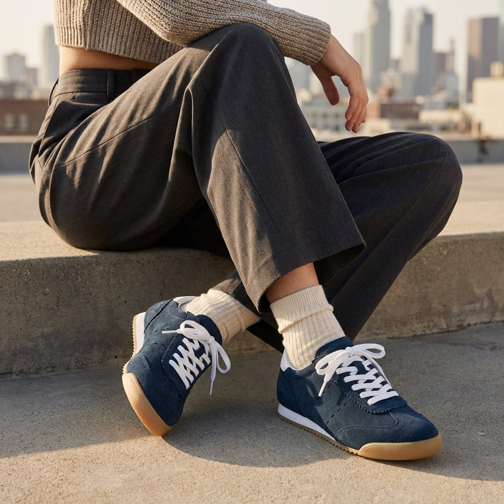 Topcat Suede Sneakers Navy