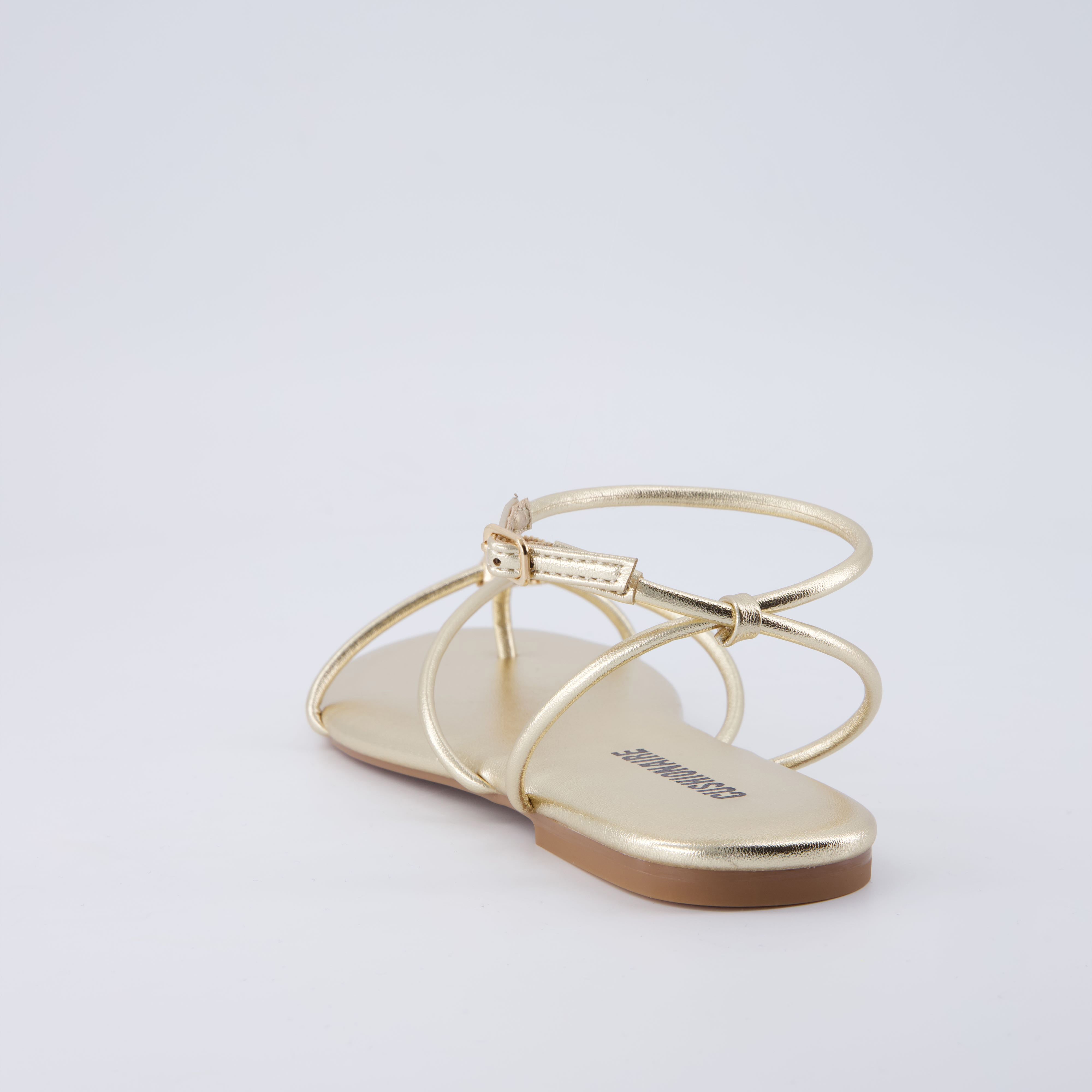 Tory Strappy Flat Sandals Chocolate Medium