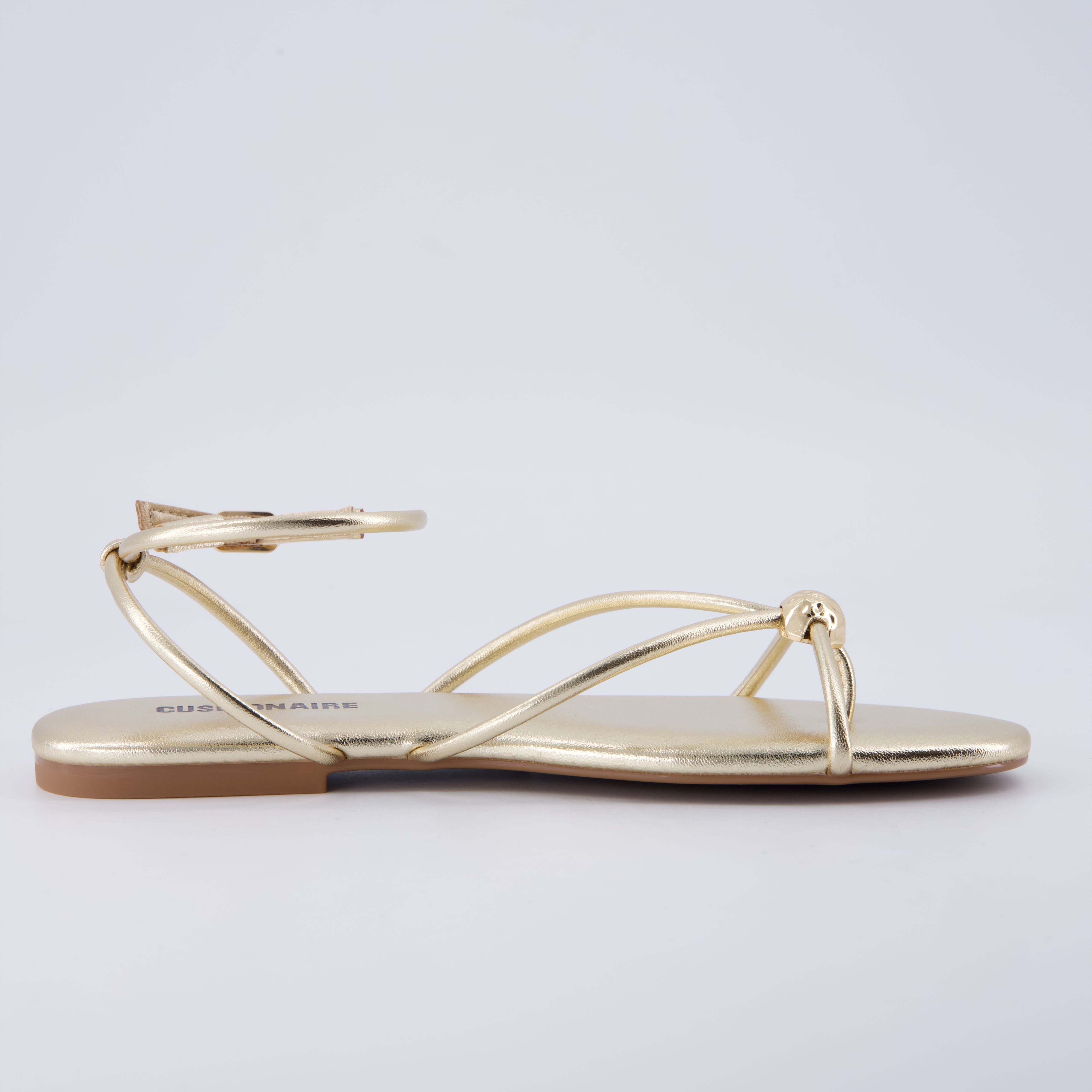 Tory Strappy Flat Sandals Chocolate Medium