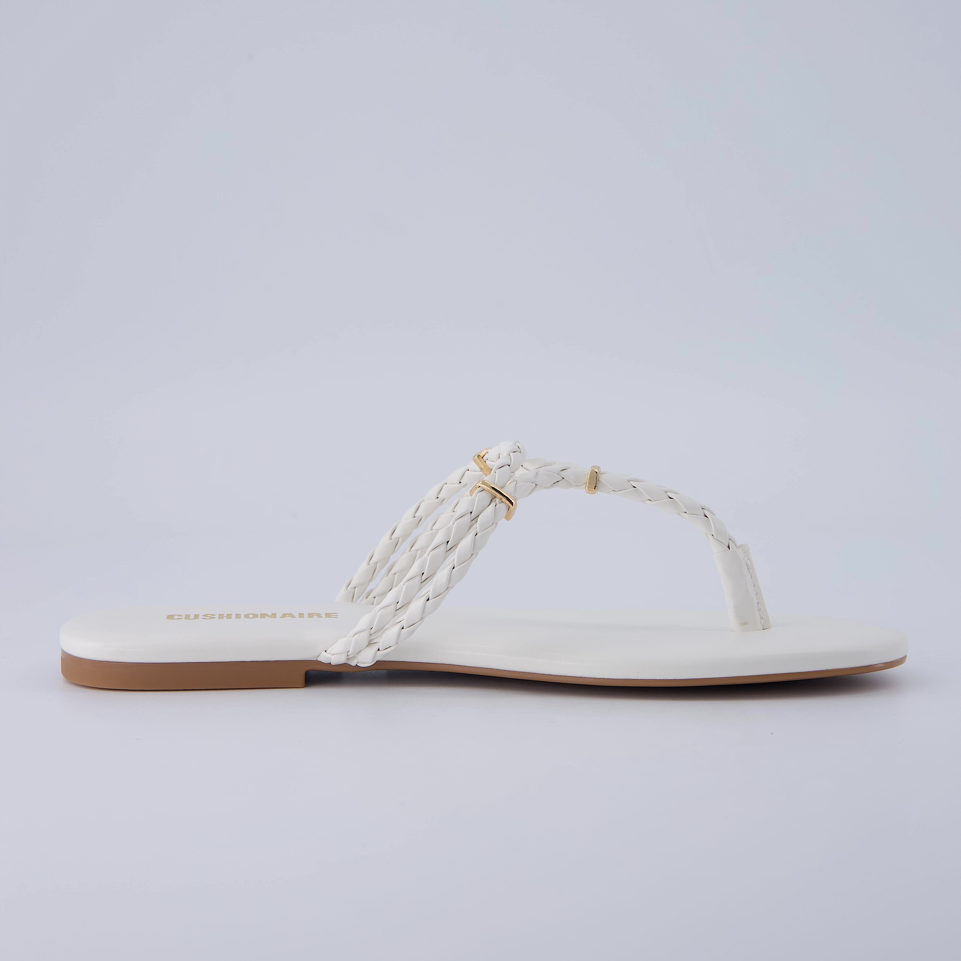 Trio Flip Flops Gray Medium