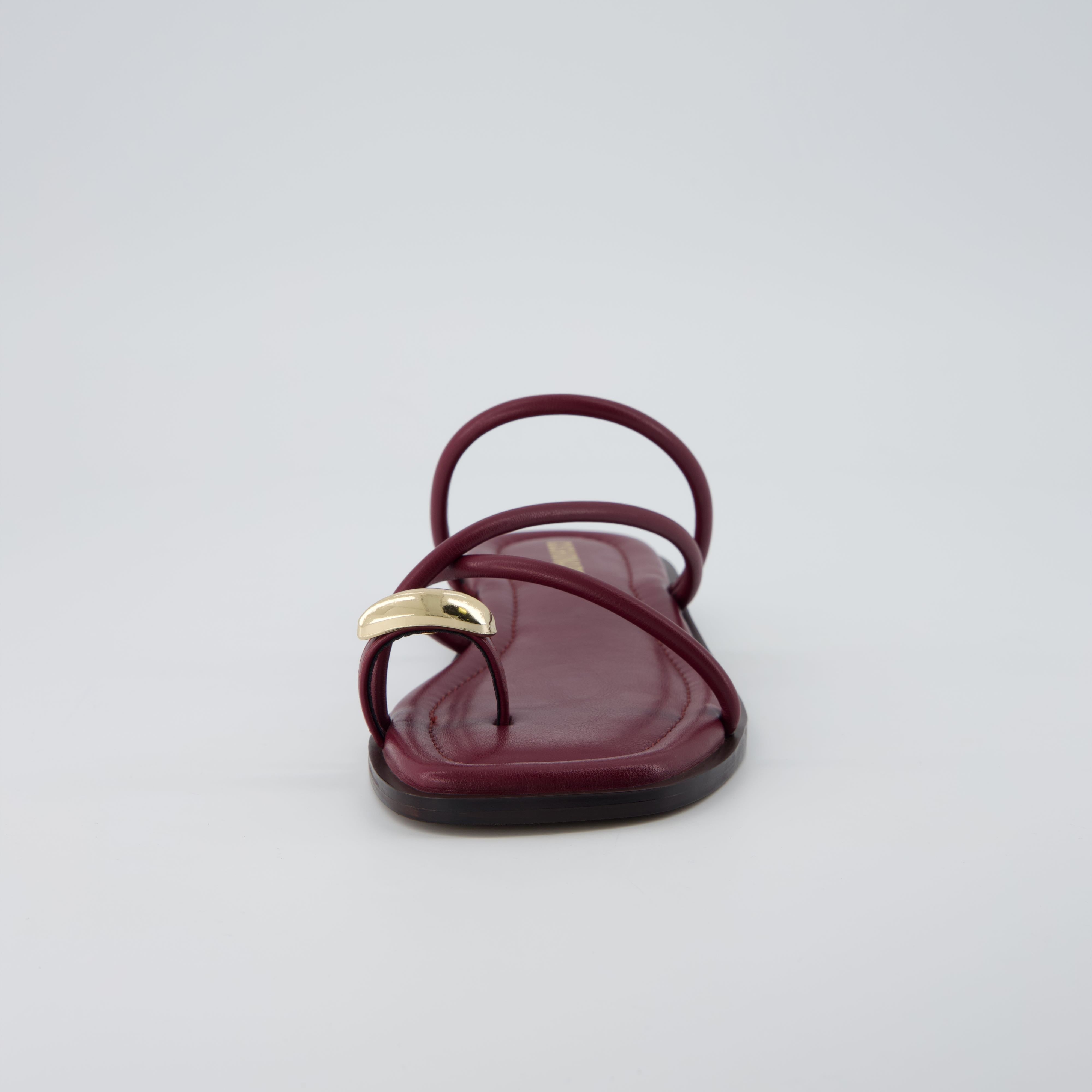 Venue Strappy Sandals Burgundy