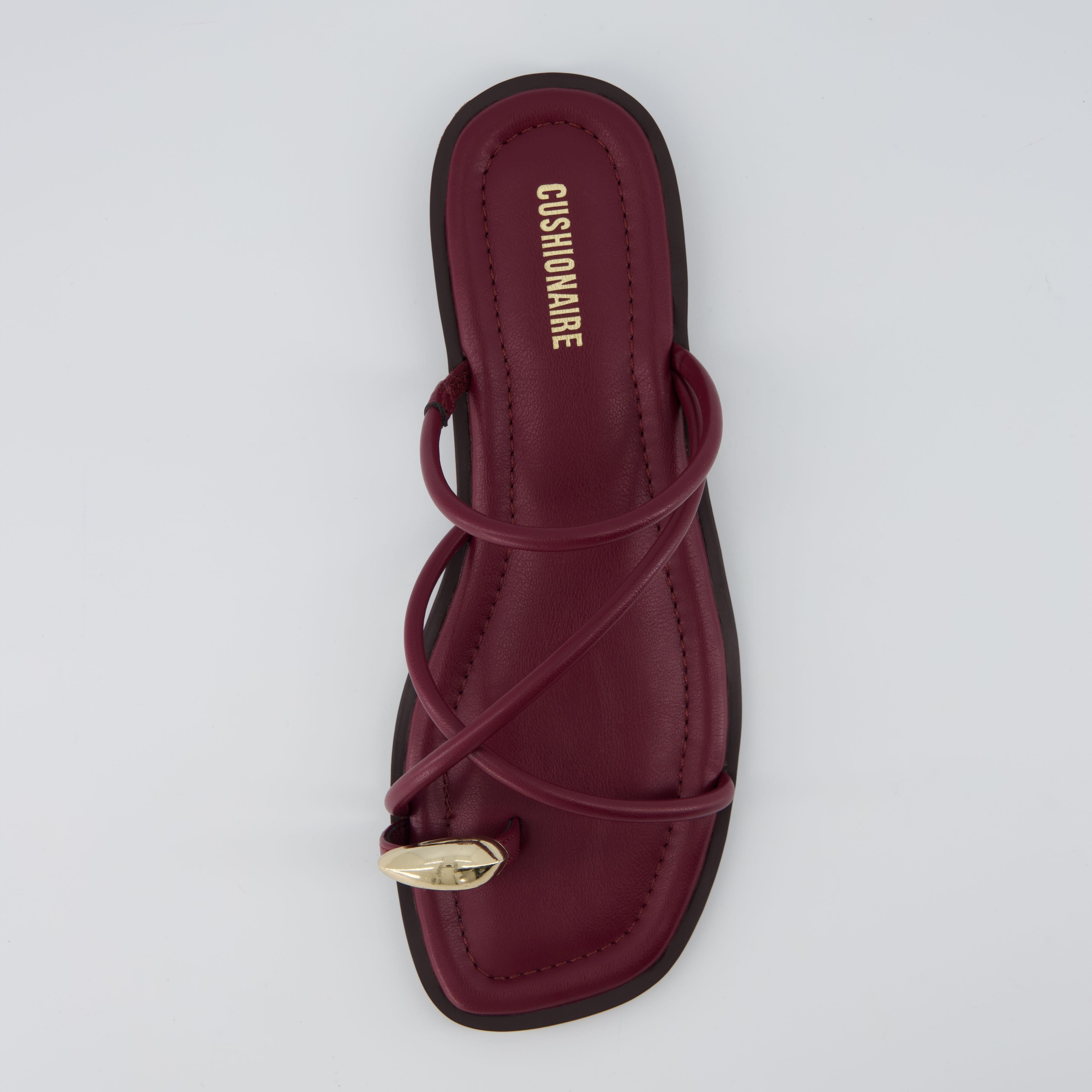 Venue Strappy Sandals Burgundy