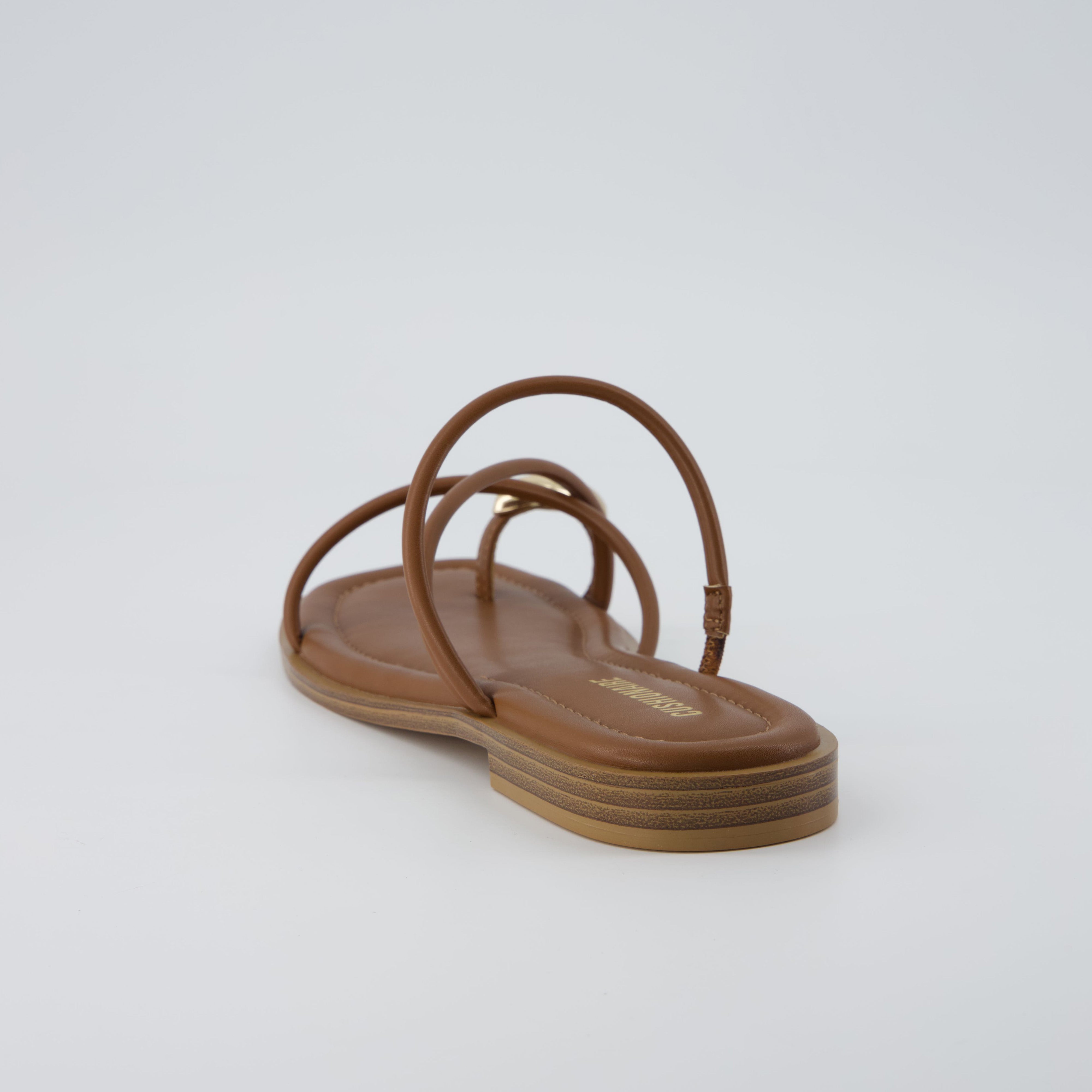 Venue Strappy Sandals Cognac