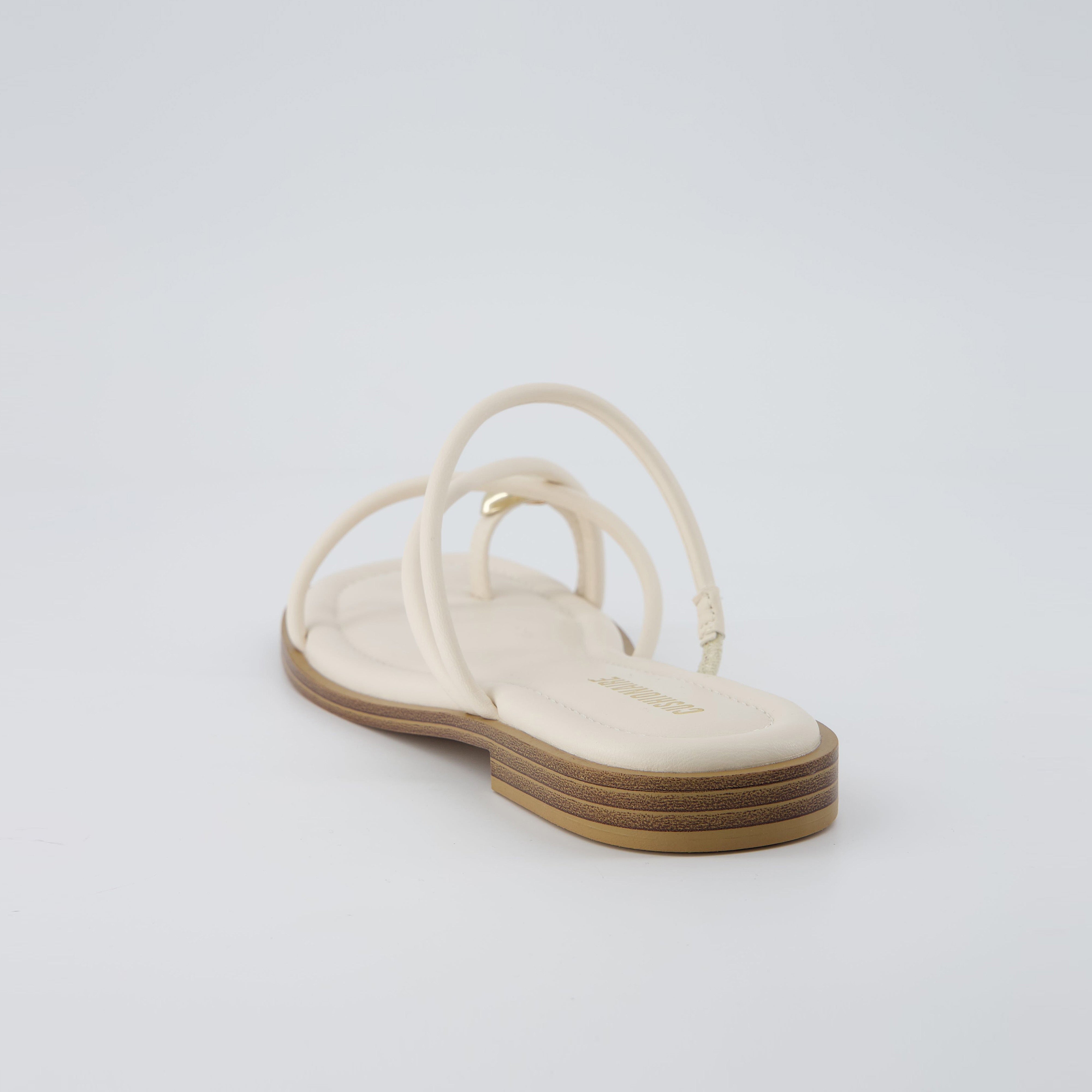 Venue Strappy Sandals Cream