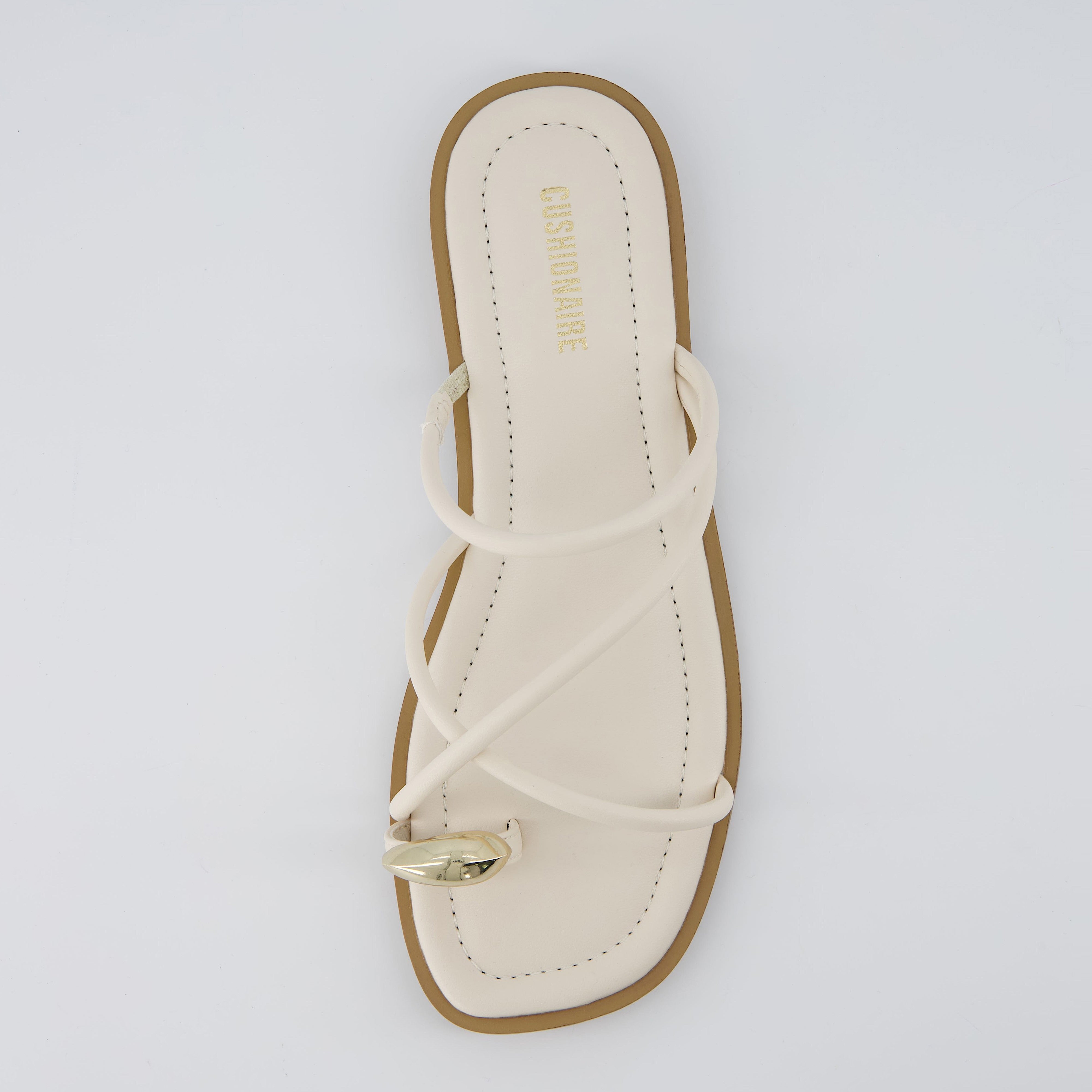 Venue Strappy Sandals Cream