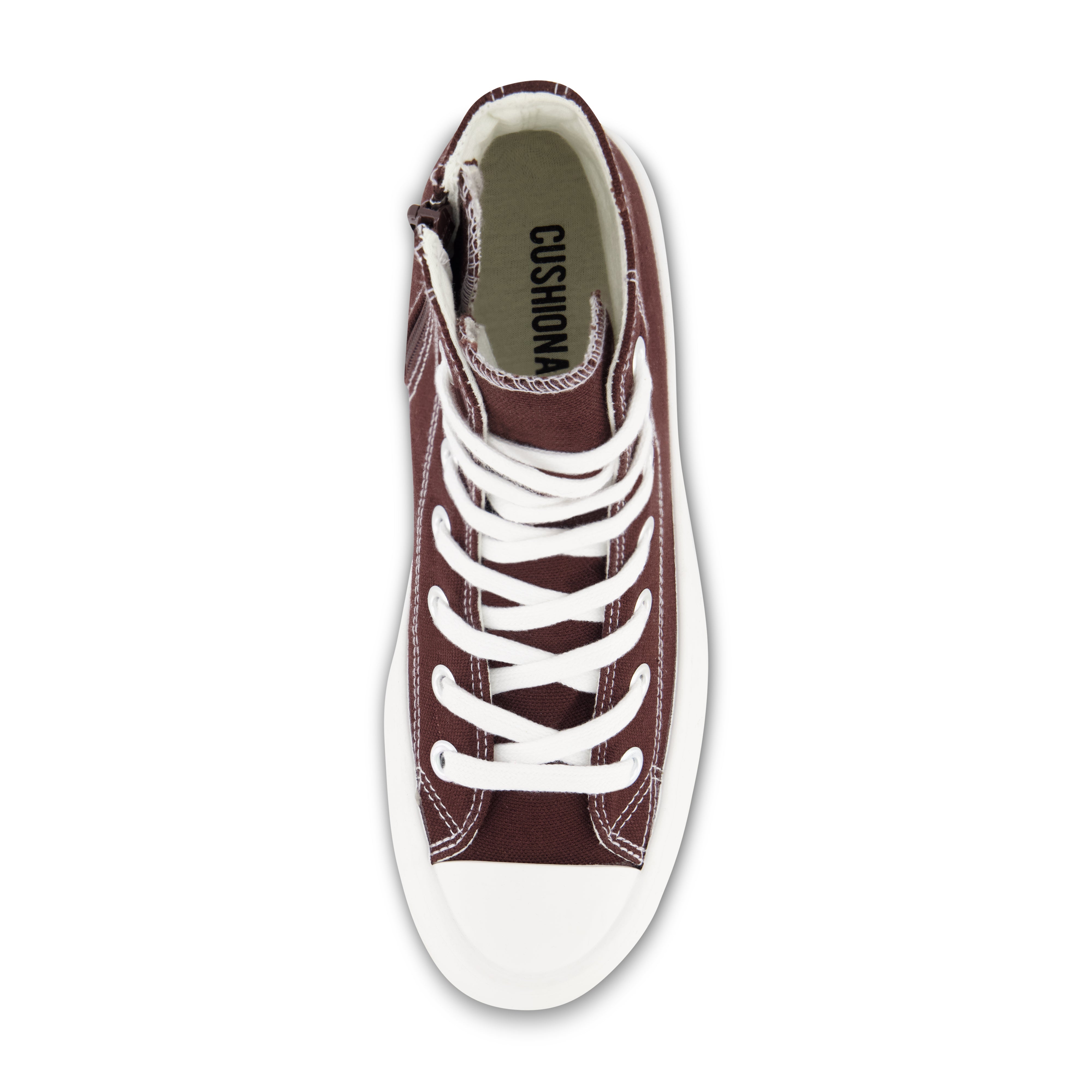 Vespa Lug Canvas Sneaker Chocolate