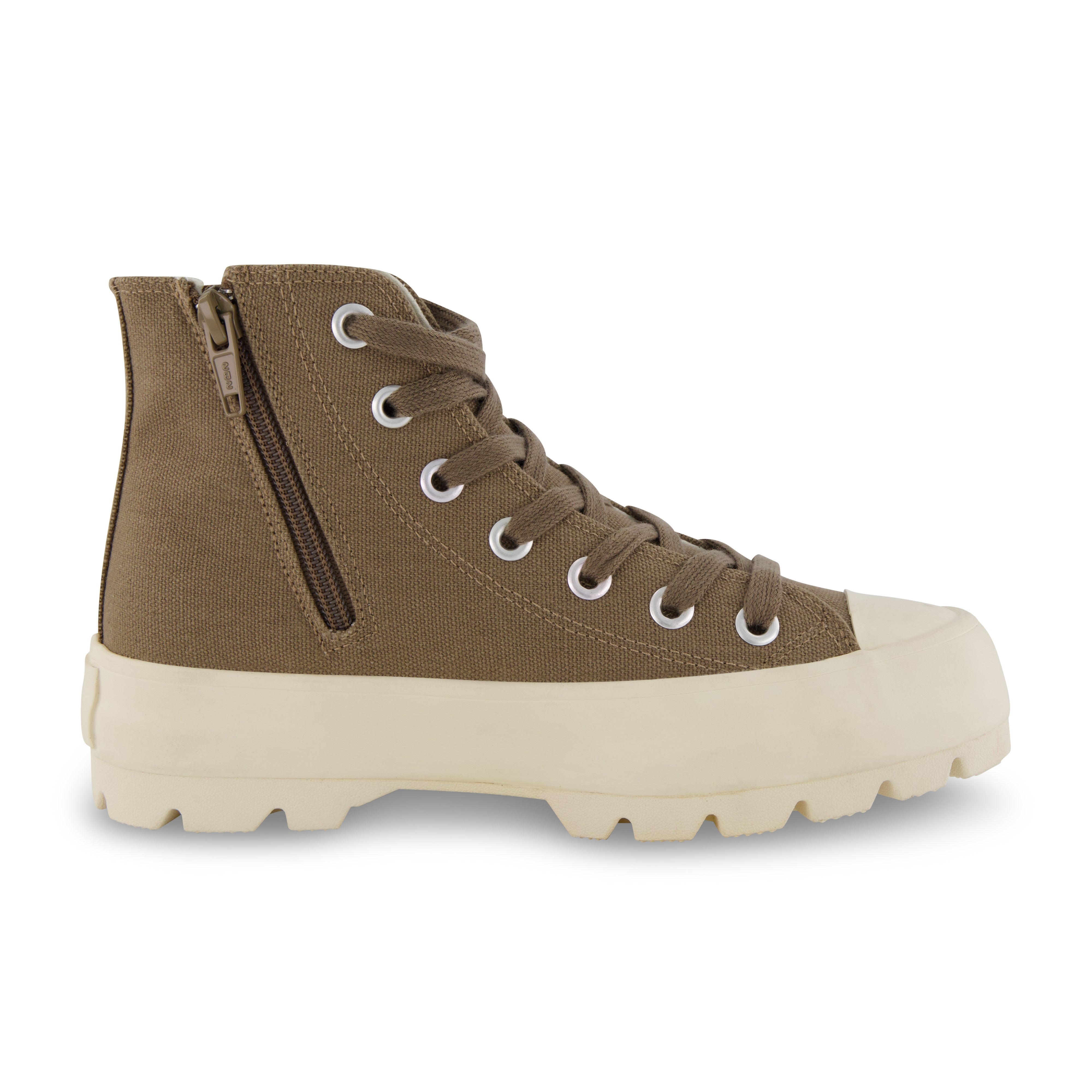 Vespa Lug Canvas Sneaker Olive
