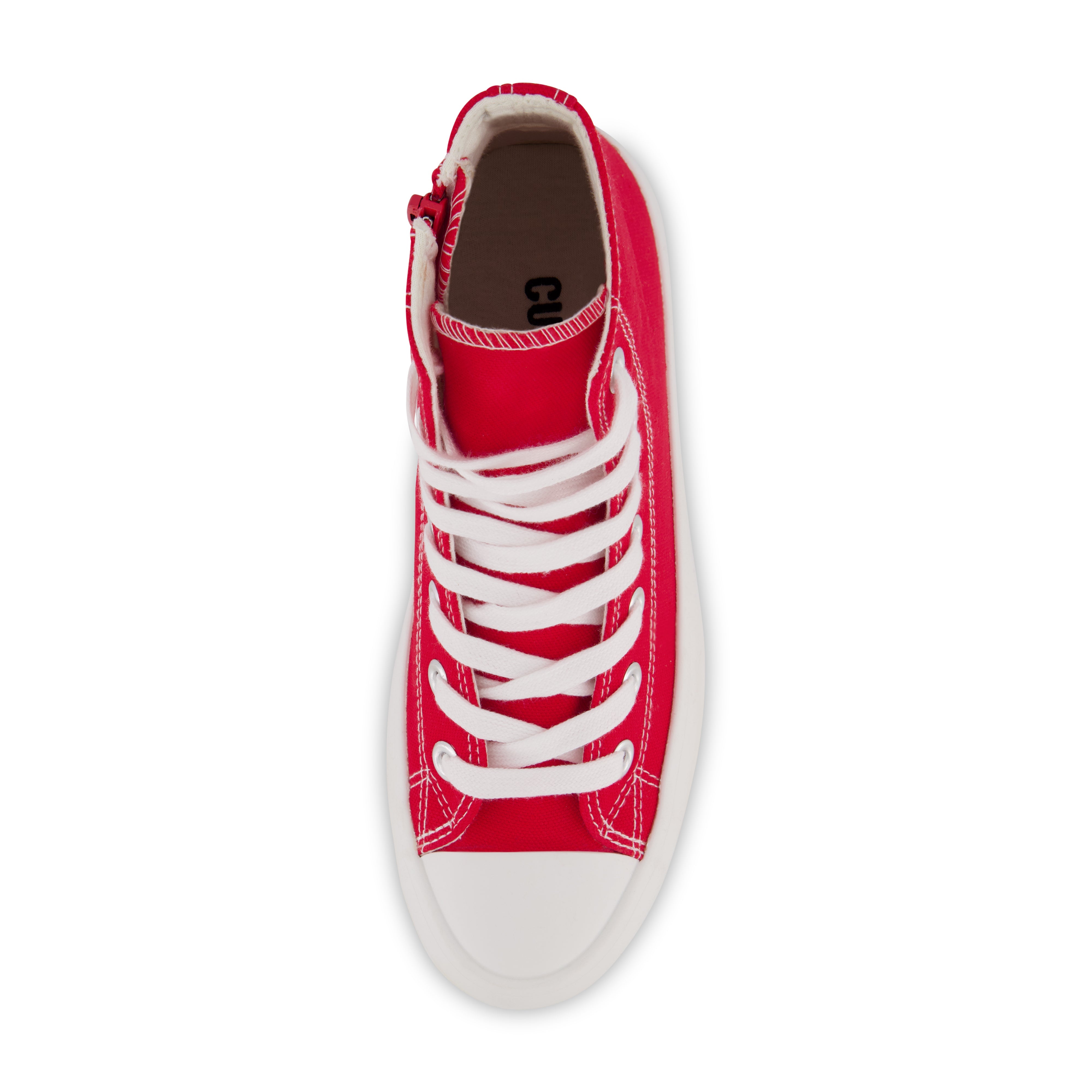 Vespa Lug Canvas Sneaker Red