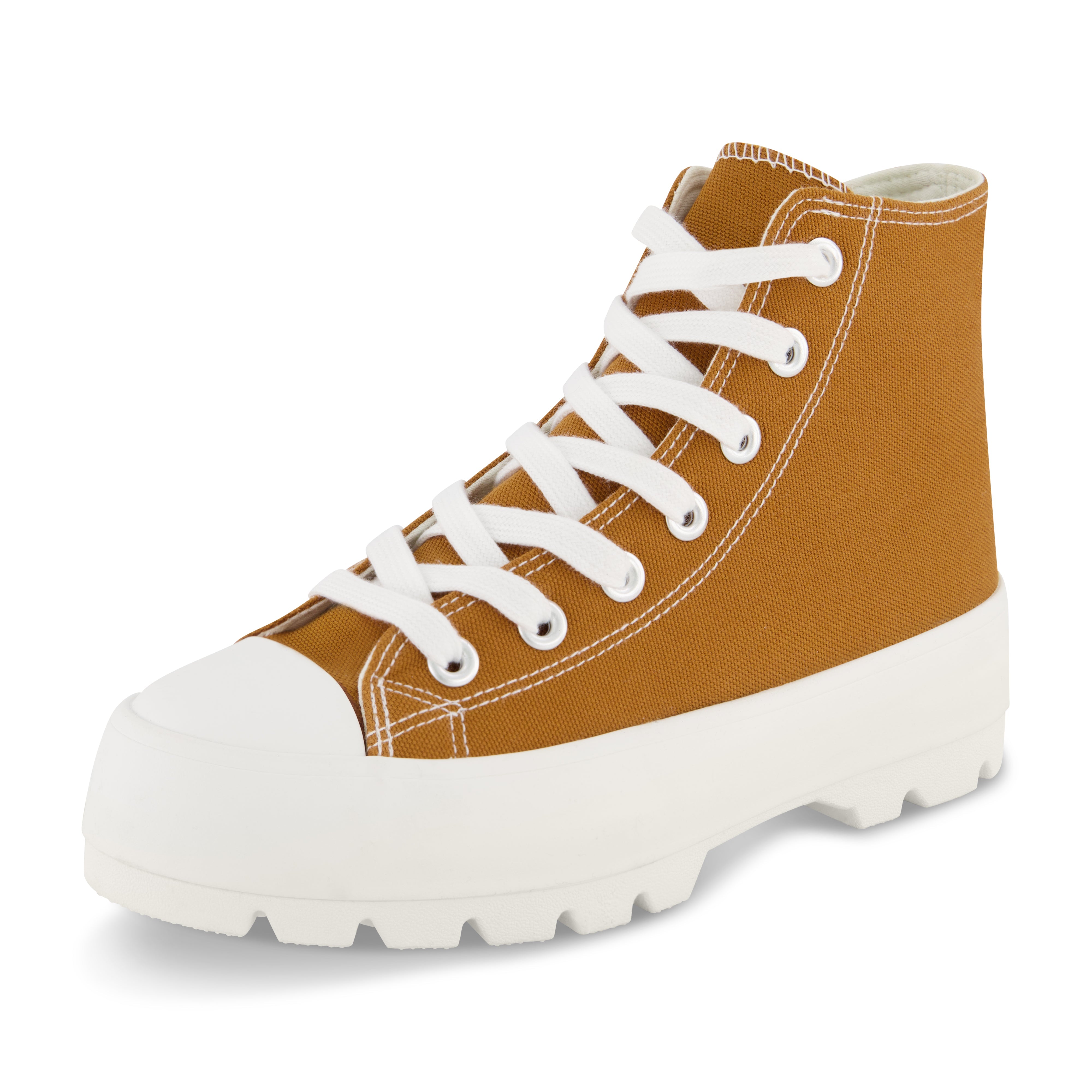 Vespa Lug Canvas Sneaker Tan