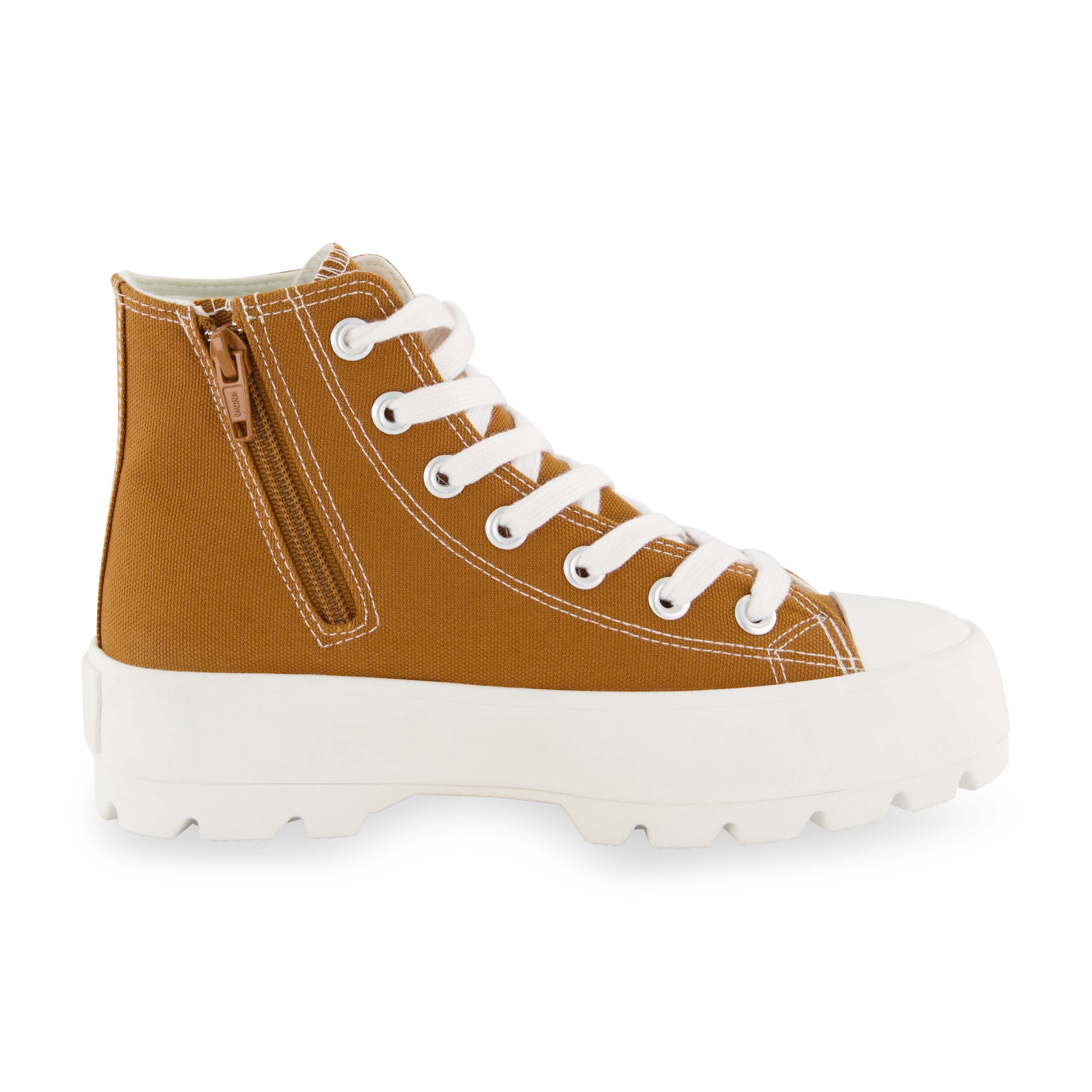 Vespa Lug Canvas Sneaker Tan