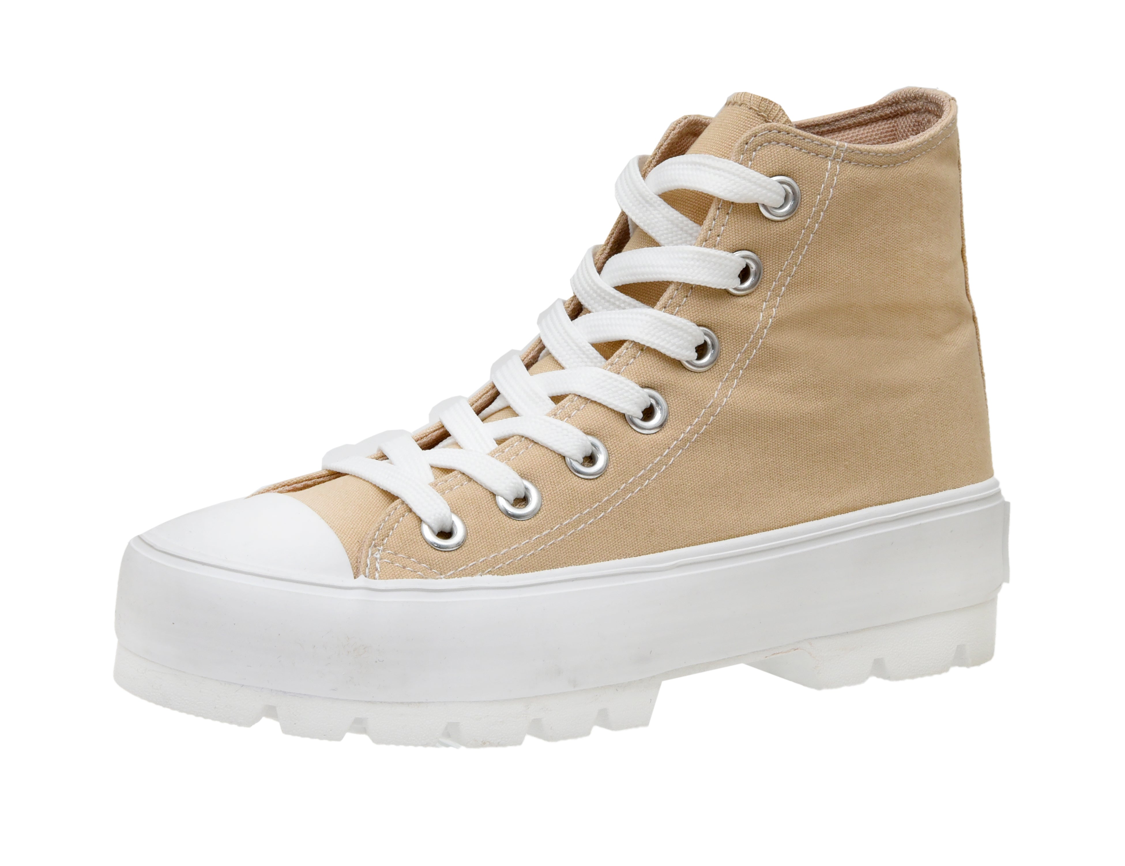 Vespa Lug Canvas Sneaker Natural