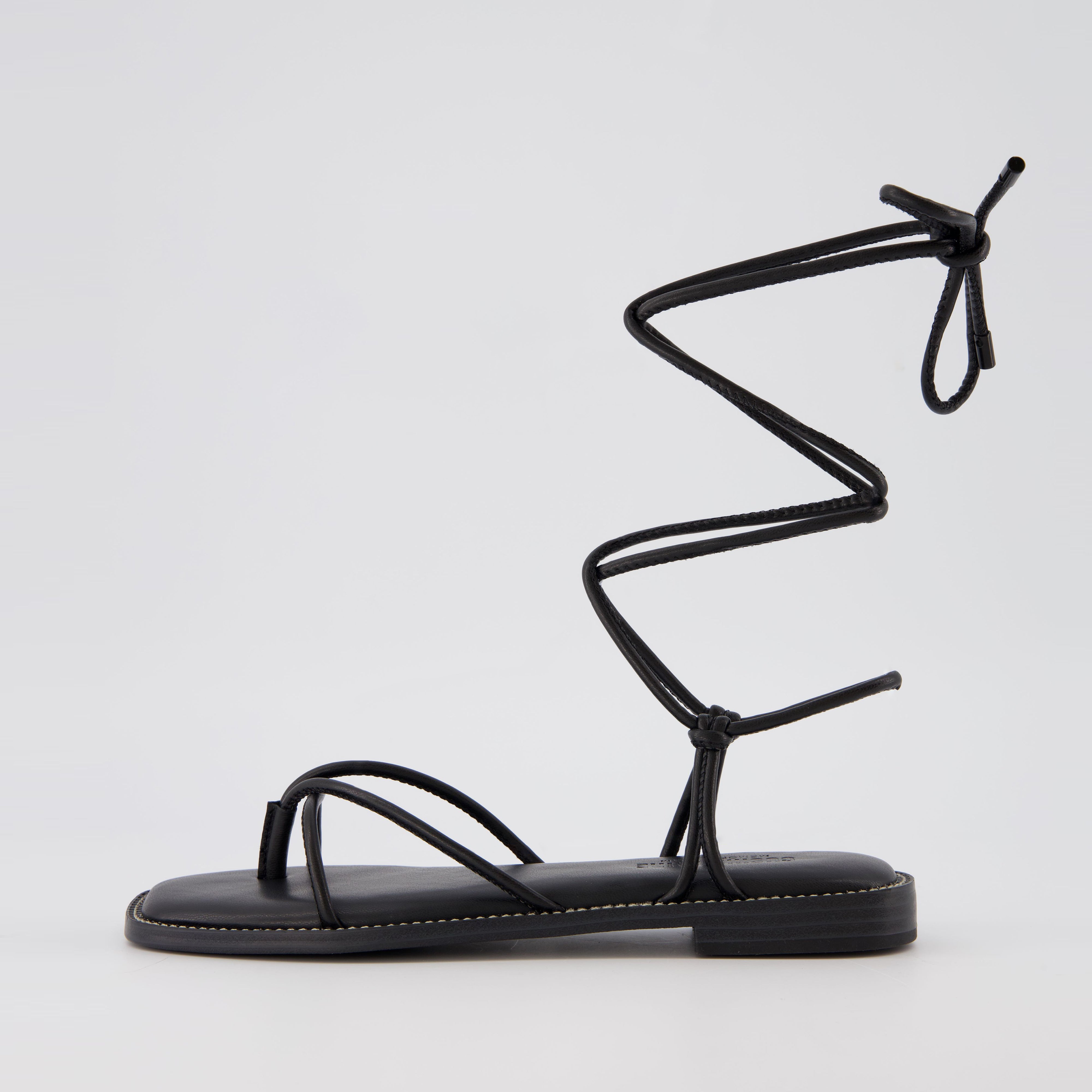 Virtue Lace Up Sandal Black