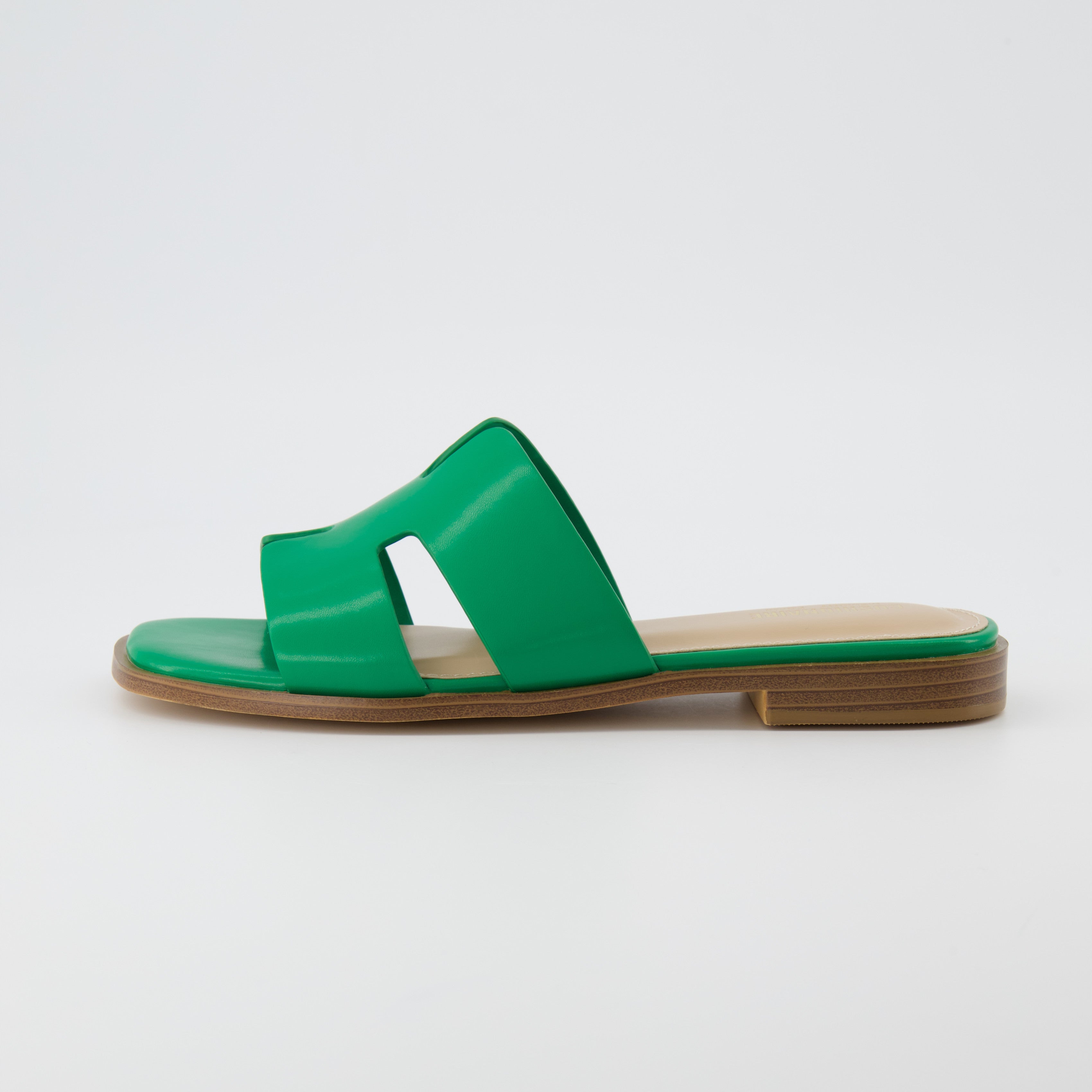 Voyage Slide Sandal Kelly Green