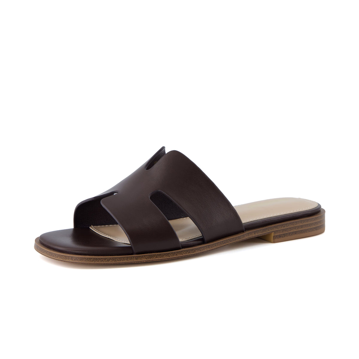 Voyage Strap Slides Chocolate Smooth Medium