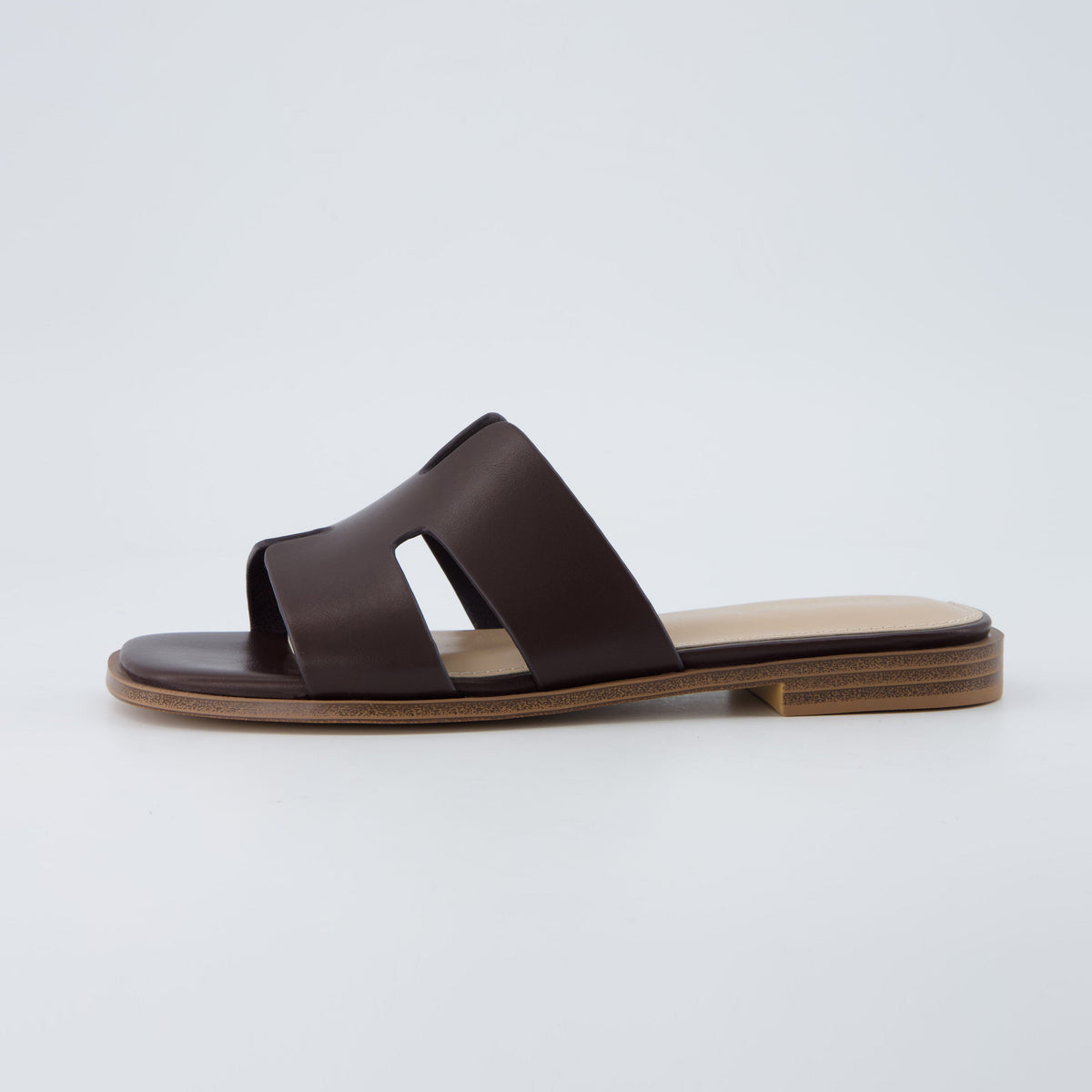 Voyage Strap Slides Chocolate Smooth Medium