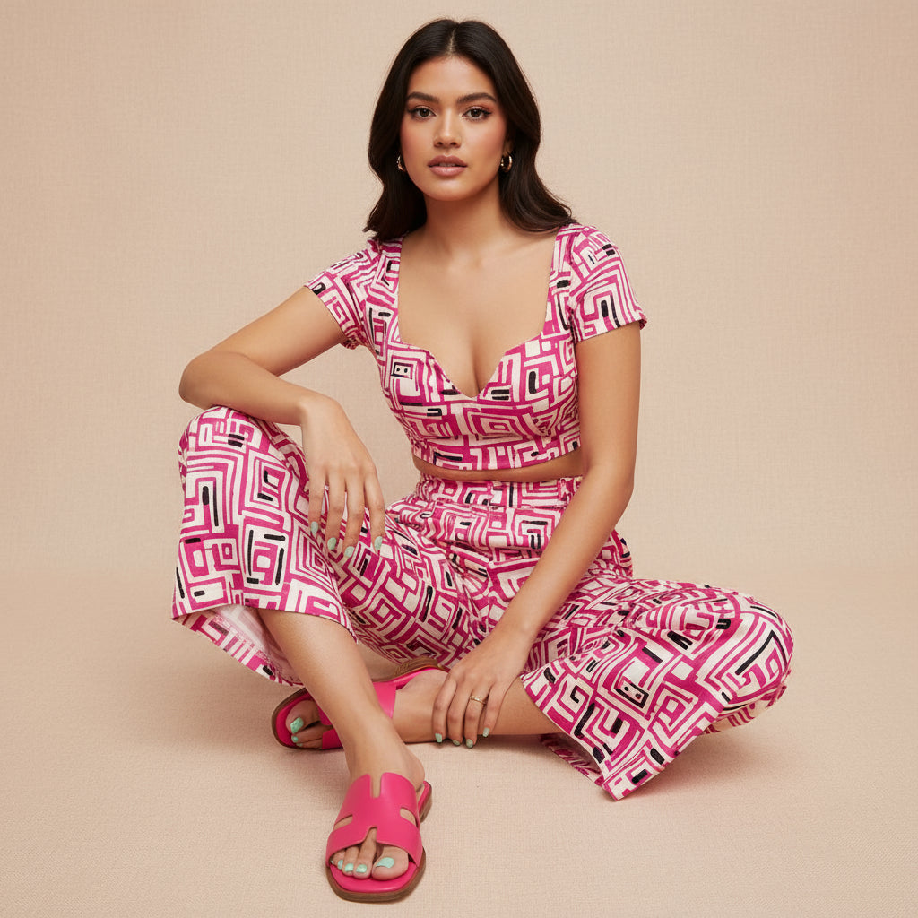 Voyage Strap Slides Fuchsia Smooth